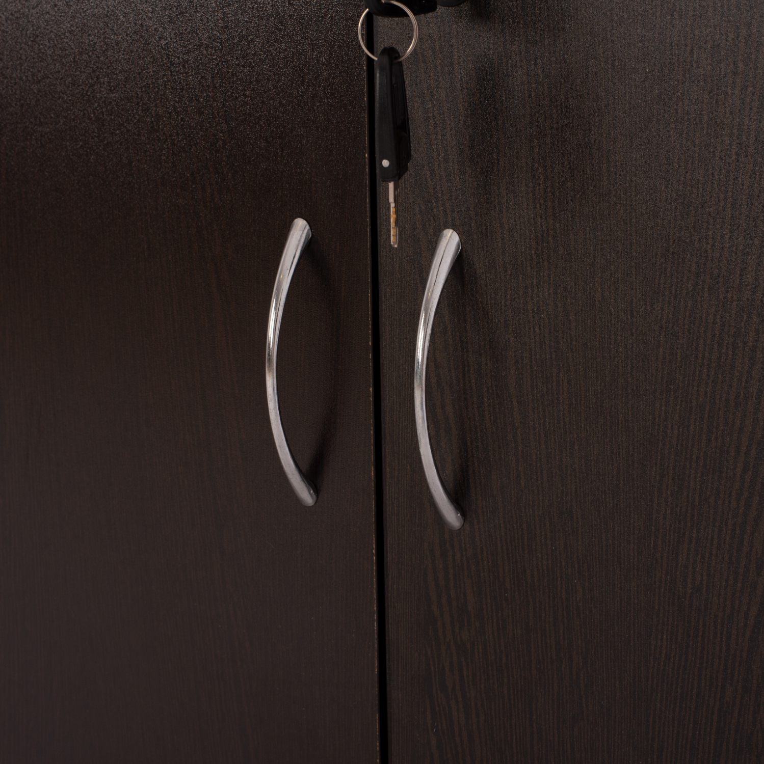 ΒΙΒΛΙΟΘΗΚΗ ΓΡΑΦΕΙΟΥ ΕΠΑΓΓΕΛΜΑΤΙΚΗ CAITLYN 80Χ40Χ180Υεκ.HM2014.02 WENGE ΜΕ 2 ΠΟΡΤΕΣ - Image 6