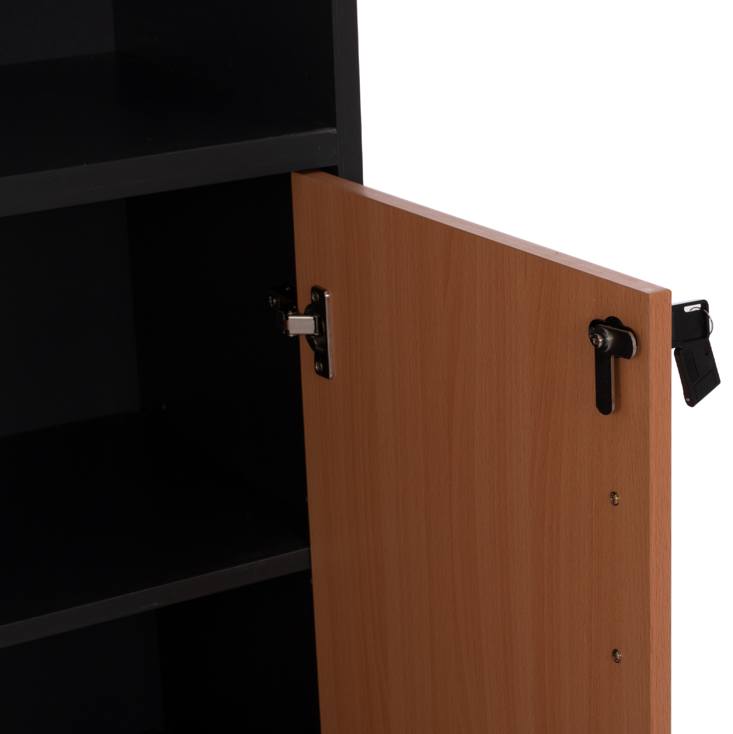 ΒΙΒΛΙΟΘΗΚΗ ΓΡΑΦΕΙΟΥ ΕΠΑΓΓΕΛΜΑΤΙΚΗ ABELINA 80Χ40Χ180Υεκ.HM2014.01 ΣΕ ΧΡΩΜΑ ΟΞΙΑ ΜΕ 2 ΠΟΡΤΕΣ - Image 8