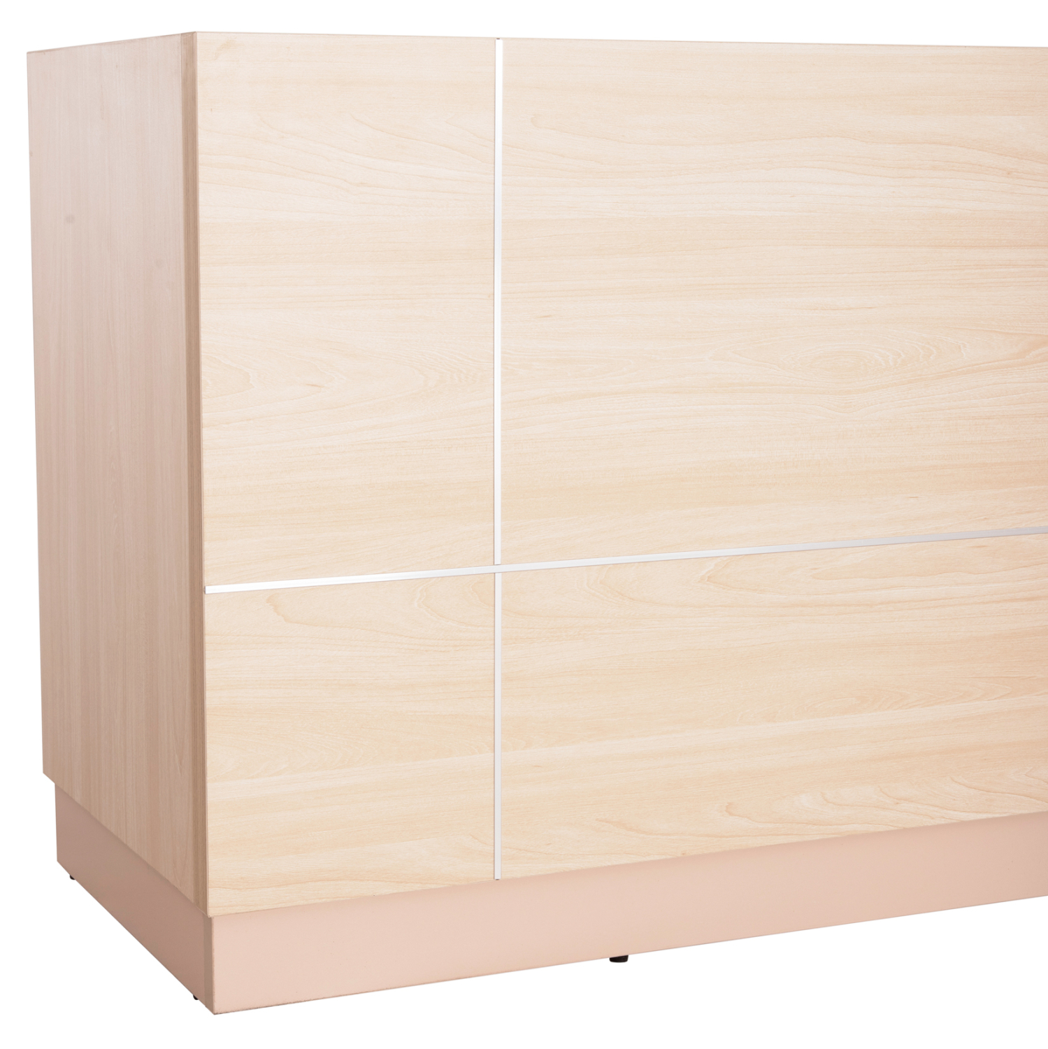 ΓΡΑΦΕΙΟ ΥΠΟΔΟΧΗΣ DALTON HM2068.02 ΜΕΛΑΜΙΝΗ ΣΕ SONAMA-ΜΠΕΖ 240x80x106Υεκ. - Image 5