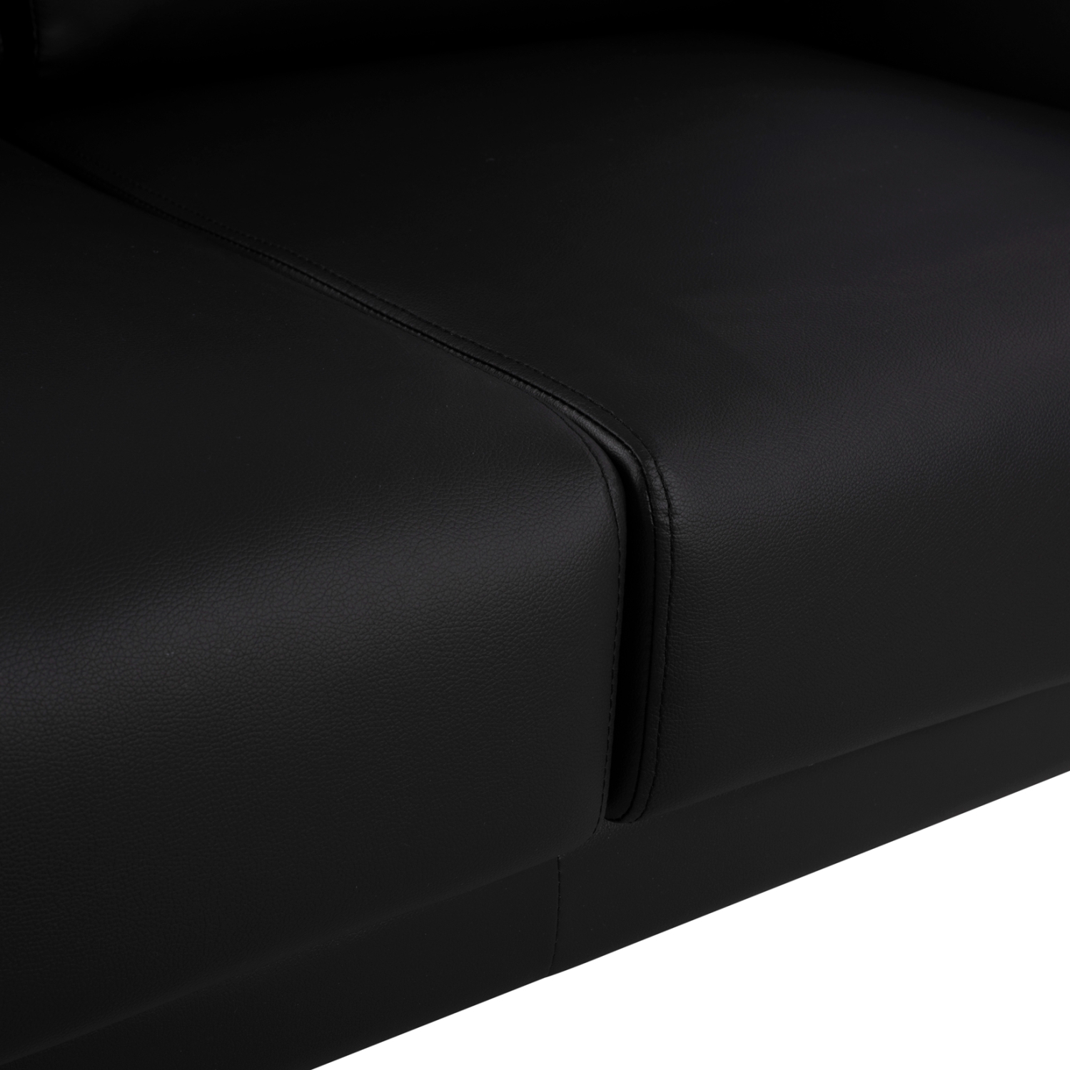 ΚΑΝΑΠΕΣ 2ΘΕΣΙΟΣ KΕΝΖΙΕ HM3121.21 ΜΕ ΜΑΥΡΟ PU 142x81x81 εκ. - Image 5