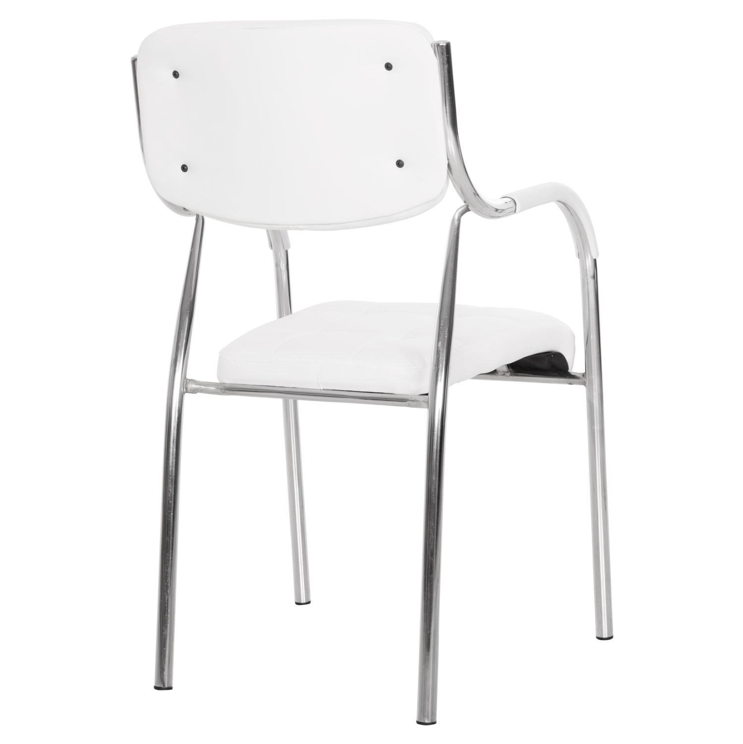 ΚΑΡΕΚΛΑ ΓΡΑΦΕΙΟΥ ΕΠΙΣΚΕΠΤΟΥ OBERON HM1018.02 ΑΣΠΡΟ PU 51x52x88Yεκ. - Image 4