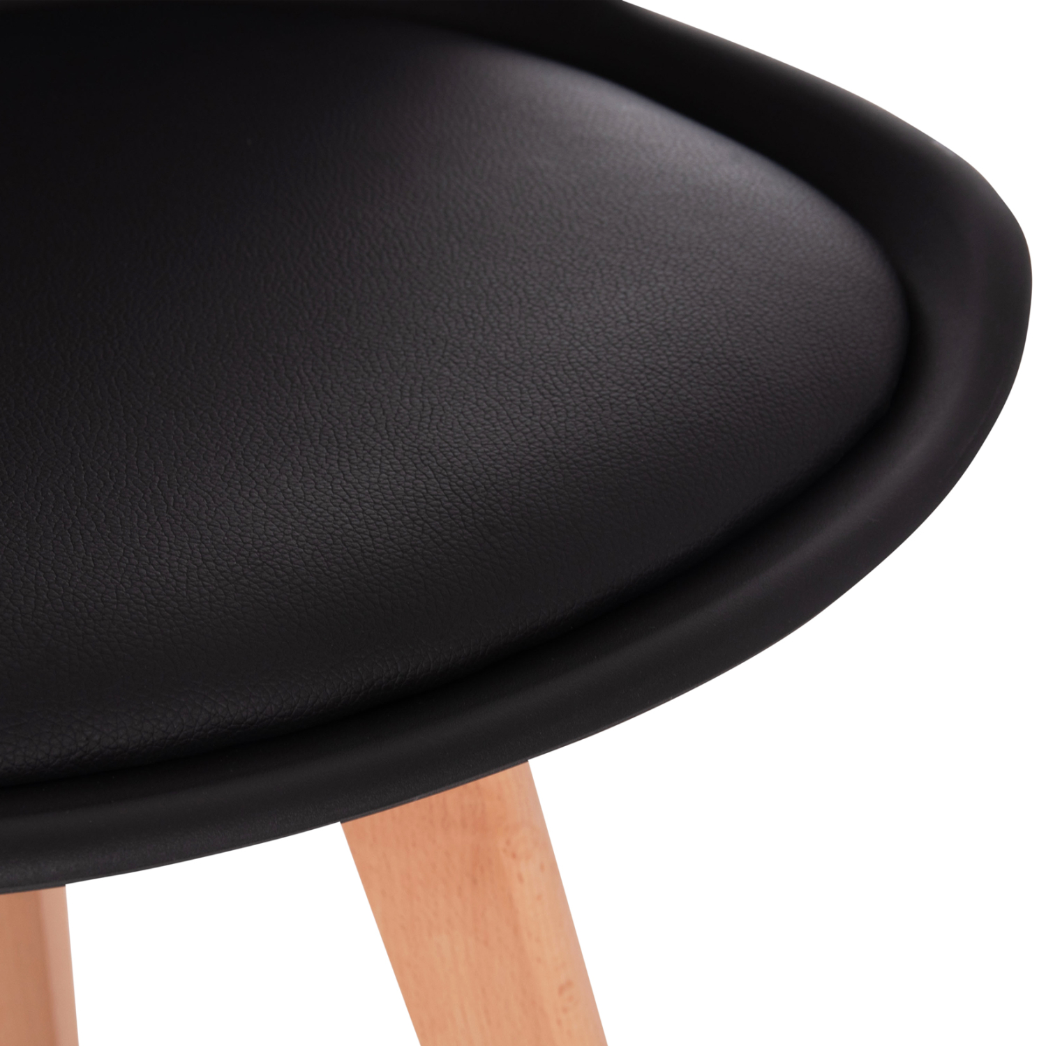 ΚΑΡΕΚΛΑ VEGAS HM0033.02 ΜΕ ΞΥΛΙΝΑ ΠΟΔΙΑ ΚΑΙ ΜΕ ΚΑΘΙΣΜΑ ΜΑΥΡΟ 48x49x81Υεκ. - Image 9