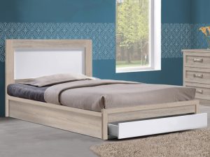 ΚΡΕΒΑΤΙ MELANY HM323.02 ΜΕ 1ΣΥΡΤΑΡΙ SONAMA-ΛΕΥΚΟ 110Χ190