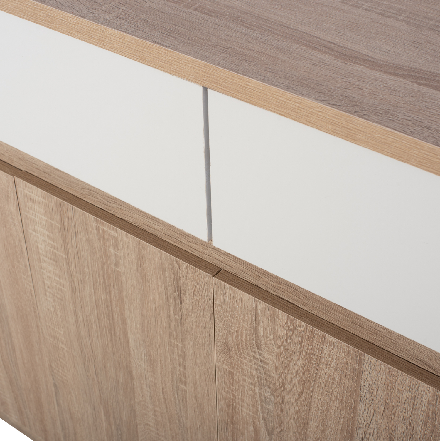 ΜΠΟΥΦΕΣ JOLENE HM2234.02 2 ΣΥΡΤΑΡΙΑ & 4 ΠΟΡΤΕΣ SONAMA 120X40X80εκ. - Image 4