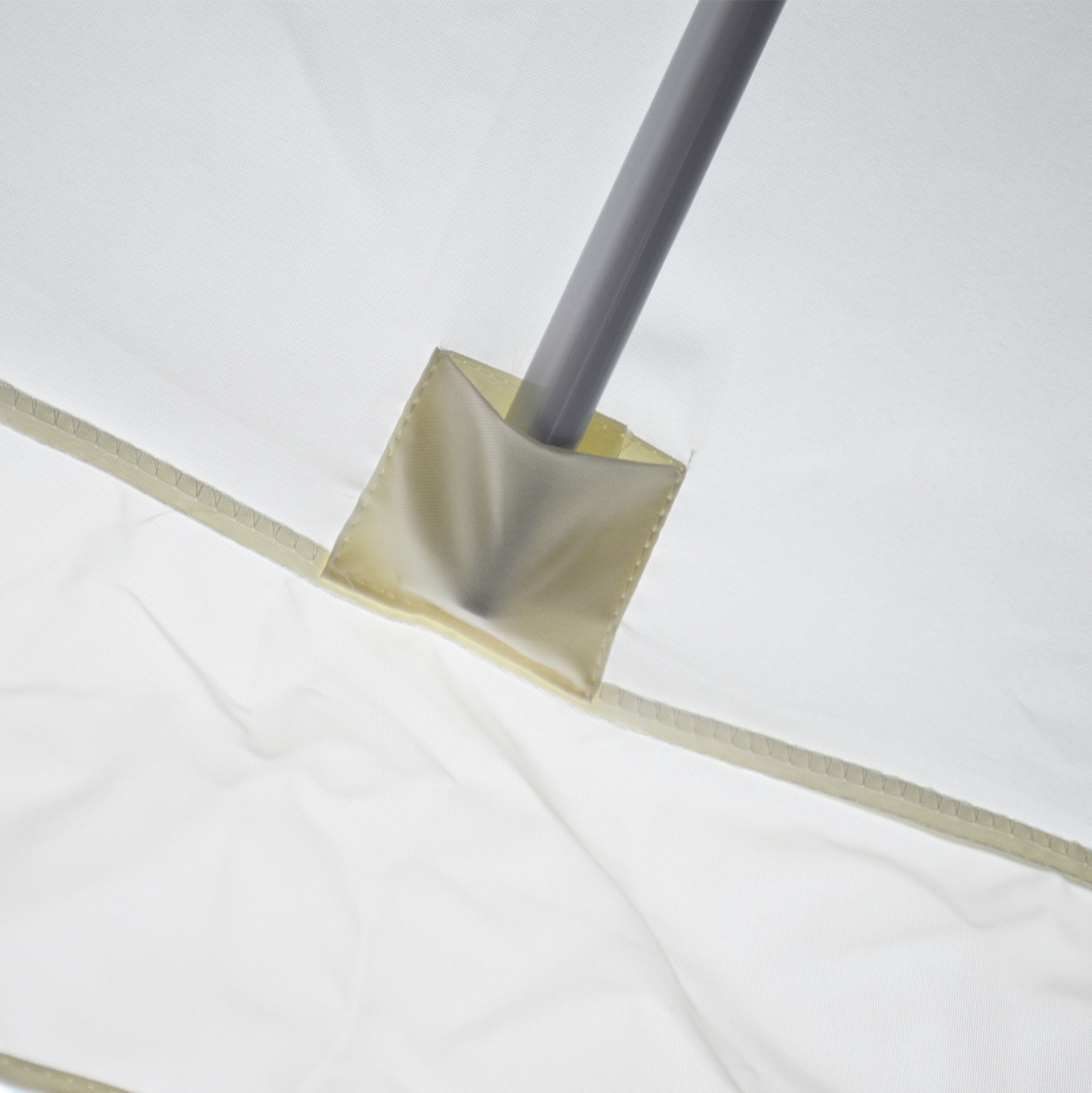 ΟΜΠΡΕΛΑ 3x3x2,65 μ. RAMSEY ΤΕΤΡΑΓΩΝΗ ΑΛΟΥΜΙΝΙΟΥ ΕΚΡΟΥ ΜΕ ΜΑΝΙΒΕΛΑ HM6004 - Image 2