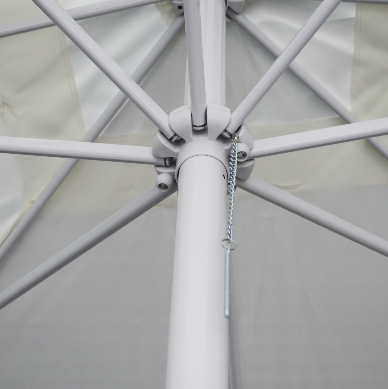 ΟΜΠΡΕΛΑ 3x3x2,65 μ. RAMSEY ΤΕΤΡΑΓΩΝΗ ΑΛΟΥΜΙΝΙΟΥ ΕΚΡΟΥ ΜΕ ΜΑΝΙΒΕΛΑ HM6004 - Image 3