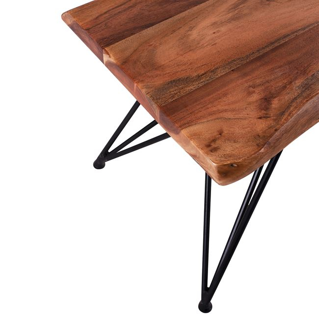 ΠΑΓΚΑΚΙ RIO 4εκ.ΠΑΧΟΣ ΑΠΟ ΜΑΣΙΦ ΞΥΛΟ ΑΚΑΚΙΑΣ ΦΥΣΙΚΟ 178Χ42Χ45Υεκ.HM8182 - Image 4