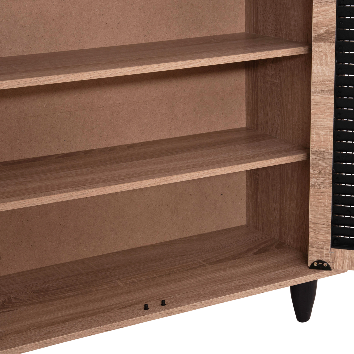 ΠΑΠΟΥΤΣΟΘΗΚΗ ΞΥΛΙΝΗ MCKENNA HM2266.02 ΣΕ ΧΡΩΜΑ SONAMA-ΜΑΥΡΟ 77x30x69Υεκ. - Image 5