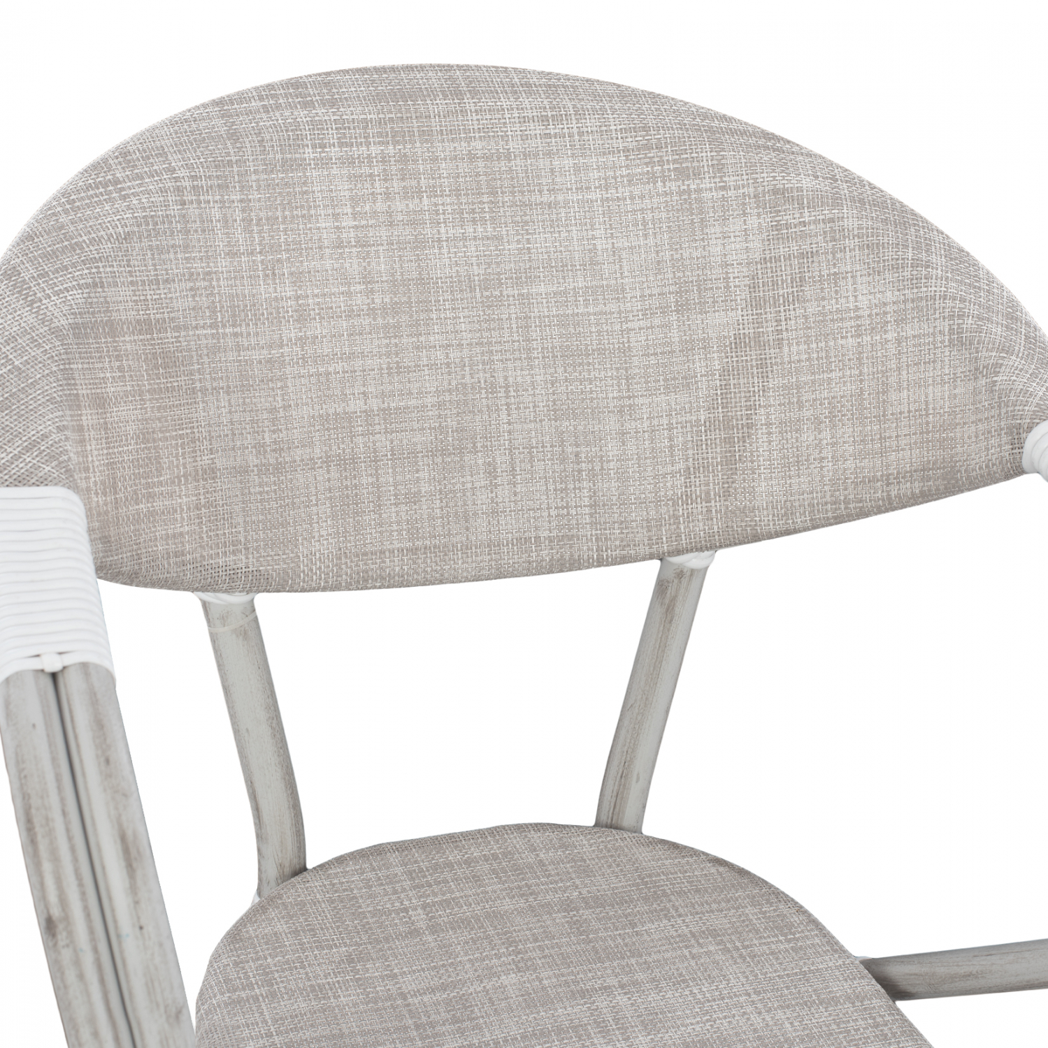 ΠΟΛΥΘΡΟΝΑ ΑΛΟΥΜΙΝΙΟΥ CLAY BAMBOO LOOK ΓΚΡΙ ΠΑΤΙΝΑ ΜΕ TEXTLINE HM5108 57x57x83cm - Image 7