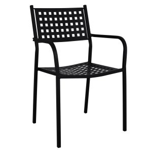 ΠΟΛΥΘΡΟΝΑ ΜΕΤΑΛΛΙΚΗ HM5031.01 ZETA ΣΕ ΜΑΥΡΟ ΜΑΤ ΧΡΩΜΑ 54x51x84Υεκ