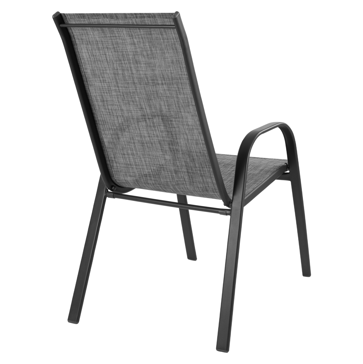 ΠΟΛΥΘΡΟΝΑ ΕΞ.ΧΩΡΟΥ LEON HM5000.01 ΜΕΤΑΛΛΙΚΗ ΓΚΡΙ ΜΕ TEXTILENE ΓΚΡΙ 54x70x93Υεκ - Image 4