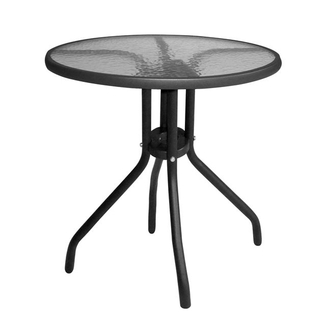 ΣΕΤ ΤΡΑΠΕΖΑΡΙΑΣ 3ΤΜΧ ΜΕ ΤΡΑΠΕΖΙ Φ70 & ΚΑΡΕΚΛΕΣ LEON ΓΚΡΙ HM5184.01 - Image 3