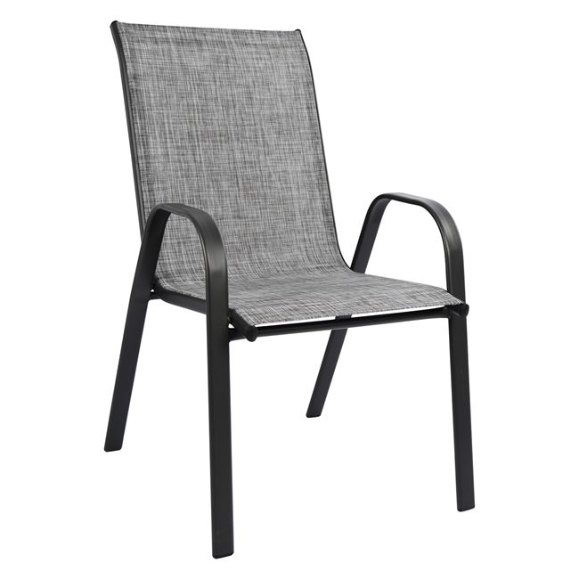 ΣΕΤ ΤΡΑΠΕΖΑΡΙΑ ΓΚΡΙ ΜΕΤΑΛΛΙΚΗ 7ΤΜΧ ΜΕ 6ΚΑΡΕΚΛΕΣ ΚΑΙ ΤΡΑΠΕΖΙ 160Χ90 HM5206.01 - Image 3