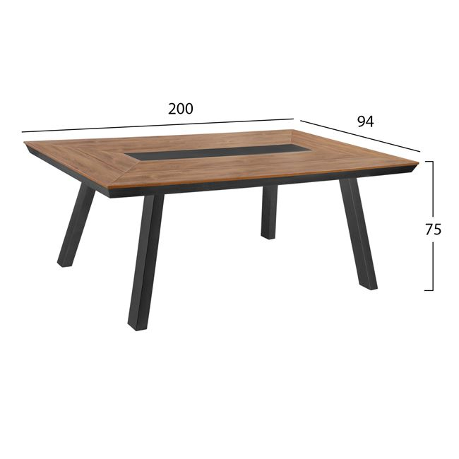 ΣΕΤ ΤΡΑΠΕΖΑΡΙΑΣ 7ΤΜΧ ΣΕ ΓΚΡΙ ΧΡΩΜΑ HM5235.02 - Image 2