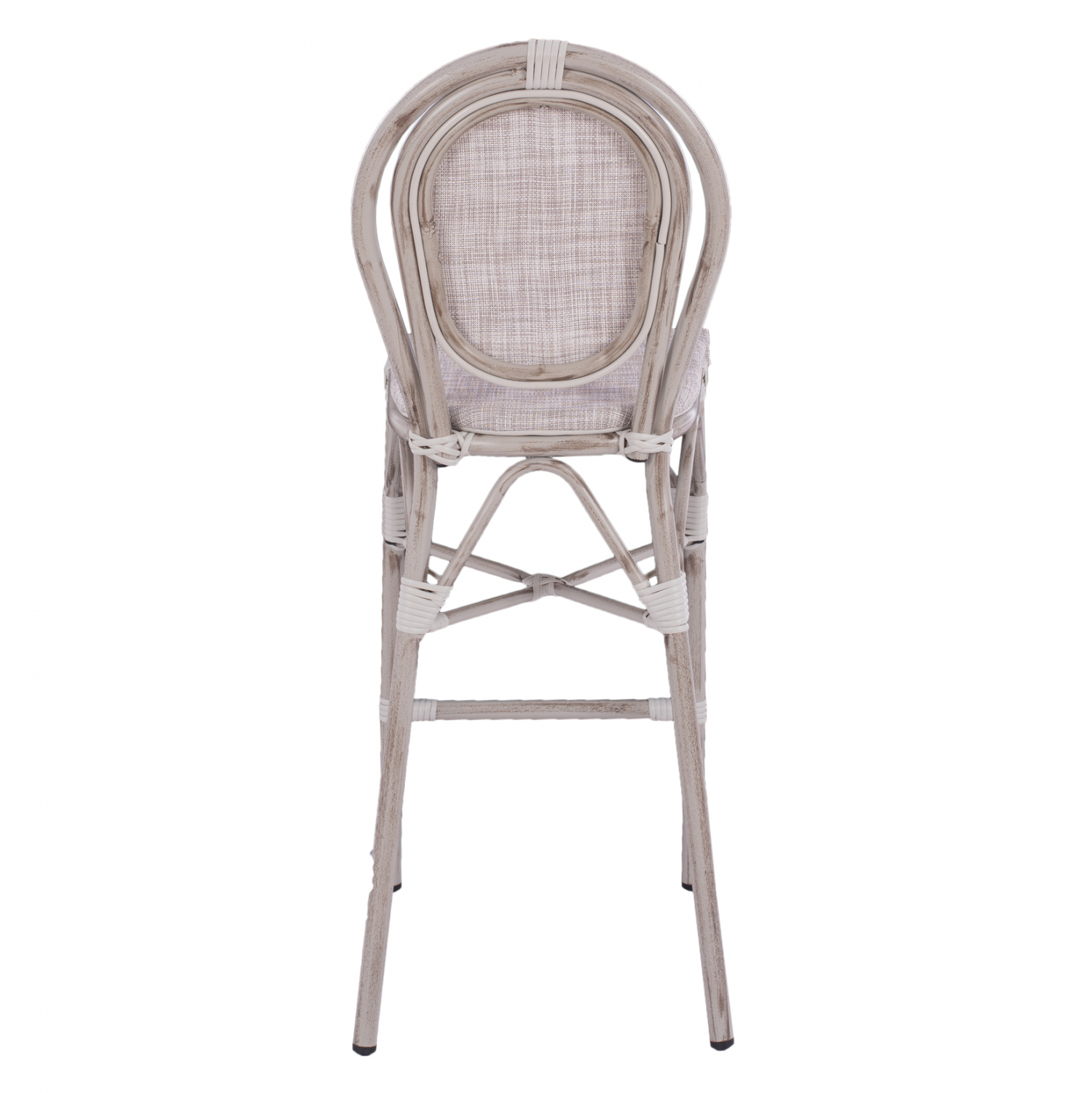 ΣΚΑΜΠΩ ΑΛΟΥΜΙΝΙΟΥ BAMBOO LOOK ΠΑΤΙΝΑ ΛΕΥΚΟ ΜΕ TEXTLINE HM5110 41x52x116 εκ. - Image 4