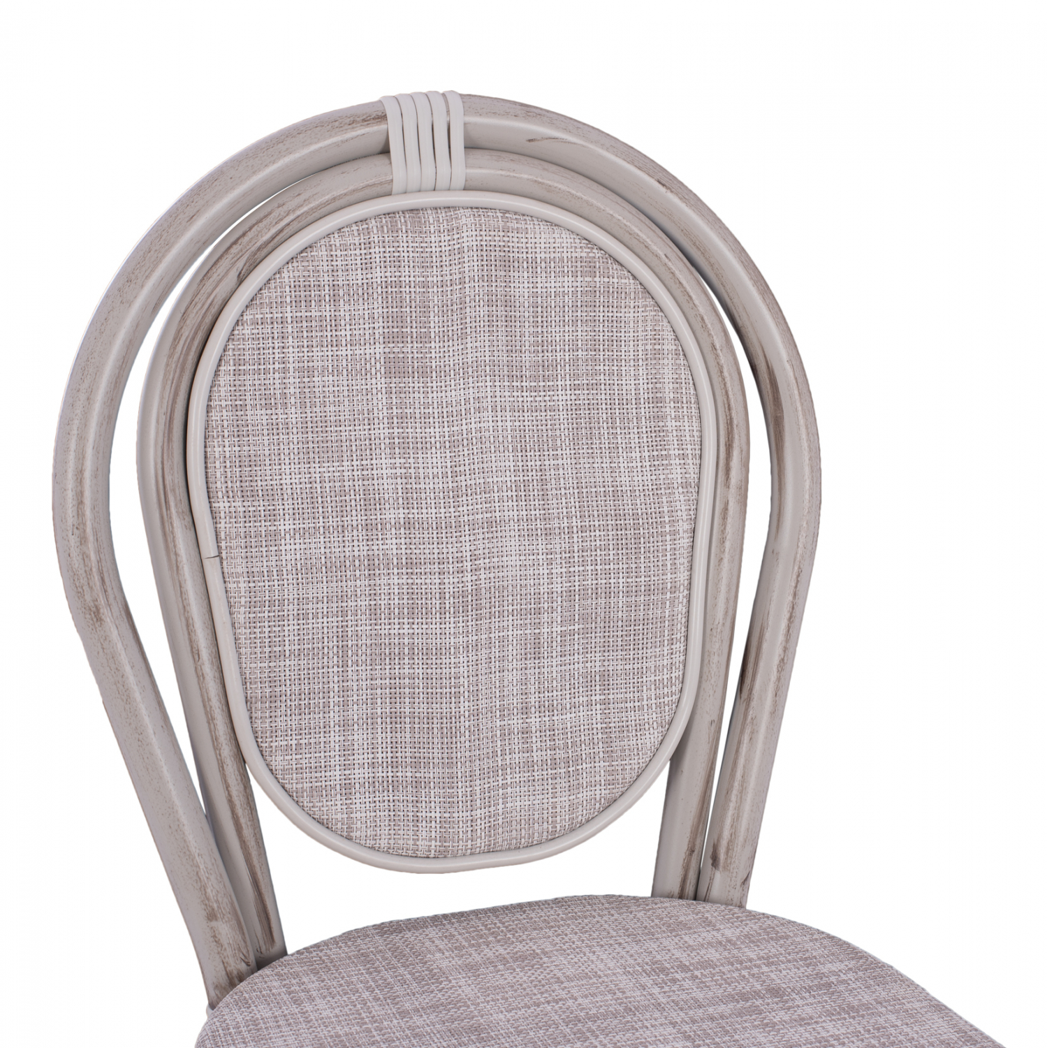 ΣΚΑΜΠΩ ΑΛΟΥΜΙΝΙΟΥ BAMBOO LOOK ΠΑΤΙΝΑ ΛΕΥΚΟ ΜΕ TEXTLINE HM5110 41x52x116 εκ. - Image 5