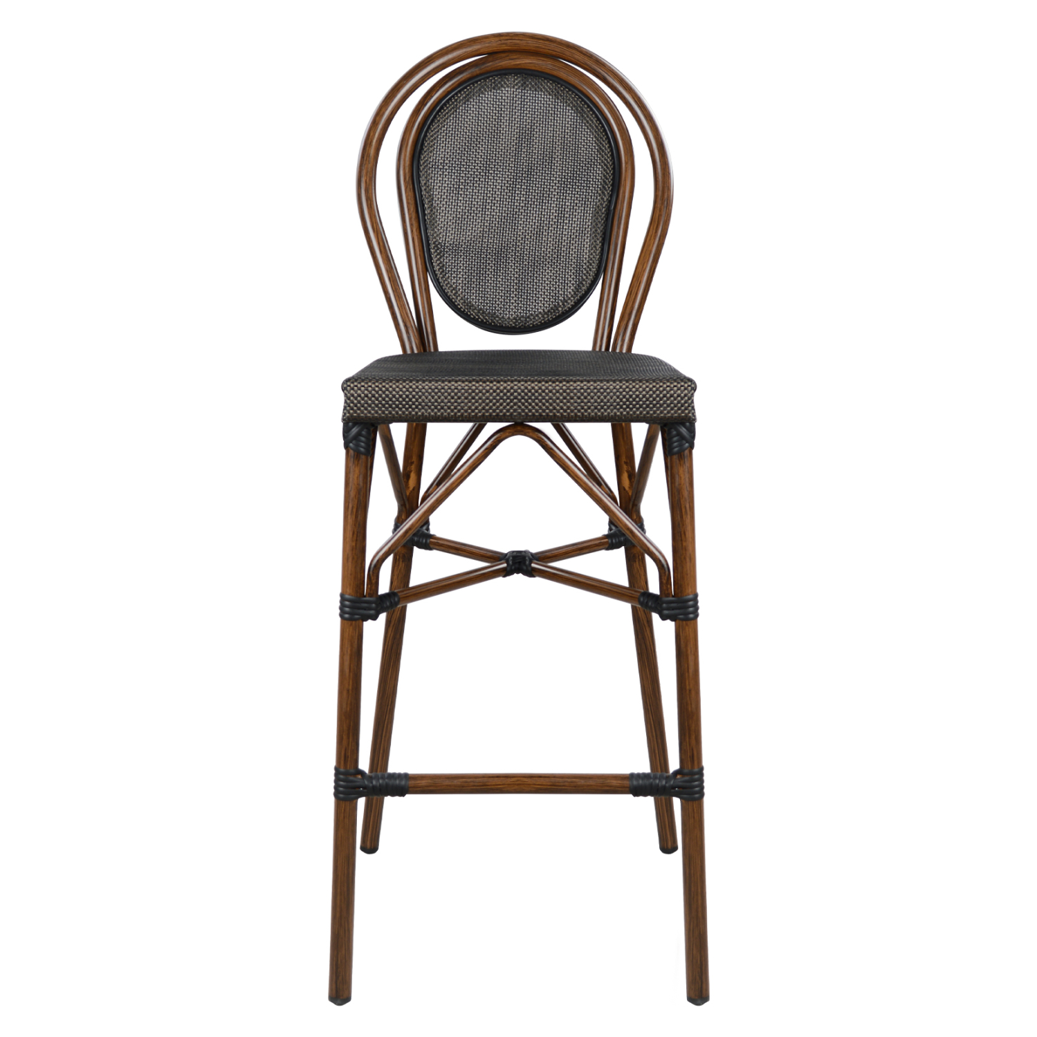 ΣΚΑΜΠΟ ΑΛΟΥΜΙΝΙΟΥ AZARIA HM5059 BAMBOO LOOK ΚΑΦΕ ΜΕ TEXTLINE 44x52x115Υεκ - Image 2