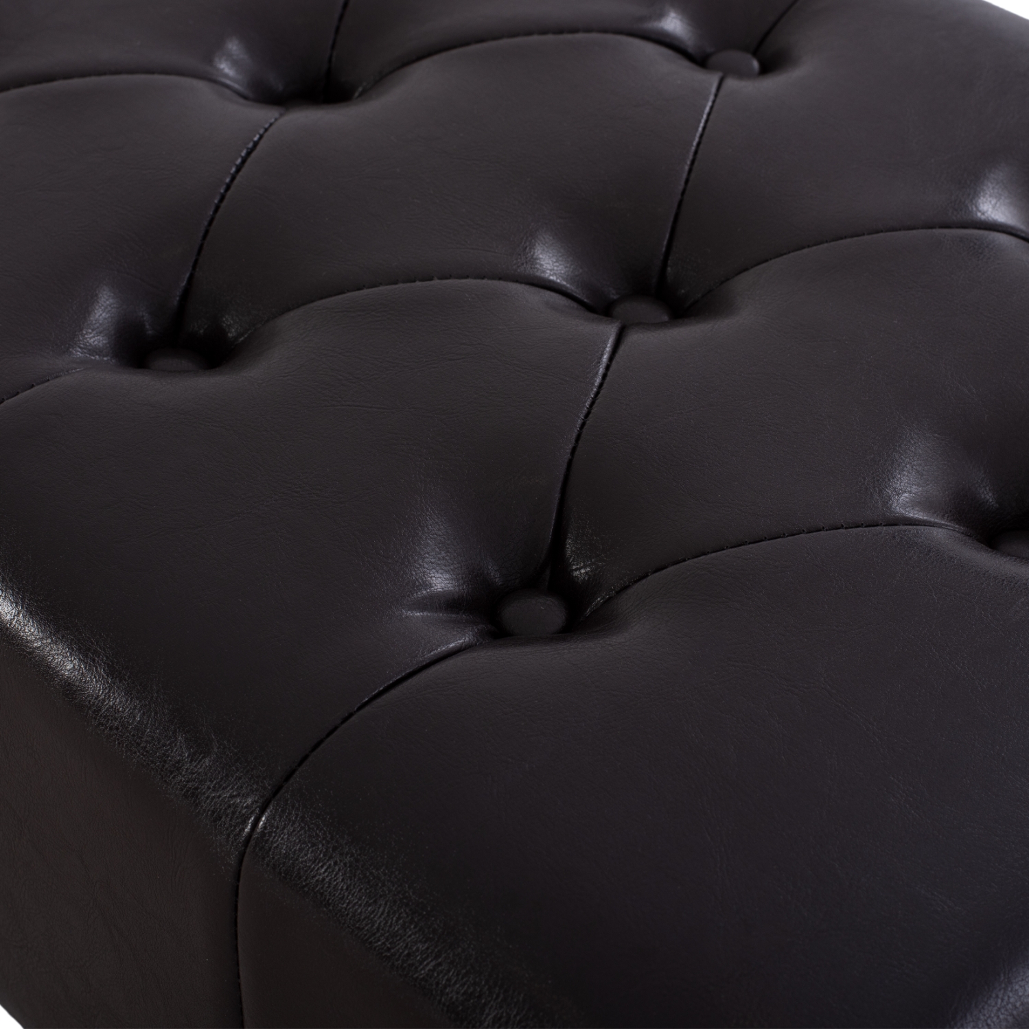 ΤΑΜΠΟΥΡΕ ΥΠΟΠΟΔΙΟ T.CHESTERFIELD EMMA HM226.01 PU 80x44x39Y εκ.ΣΚ.ΚΑΦΕ - Image 4