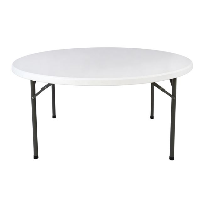 ΤΡΑΠΕΖΙ CATERING-ΣΥΝΕΔΡΙΟΥ HM5043 Φ152Χ74εκ ΠΤΥΣΣΟΜΕΝΟ ΣΤΡΟΓΓΥΛΟ - Image 3