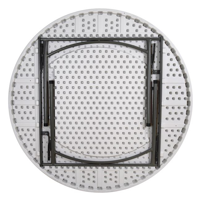 ΤΡΑΠΕΖΙ CATERING-ΣΥΝΕΔΡΙΟΥ HM5043 Φ152Χ74εκ ΠΤΥΣΣΟΜΕΝΟ ΣΤΡΟΓΓΥΛΟ - Image 4