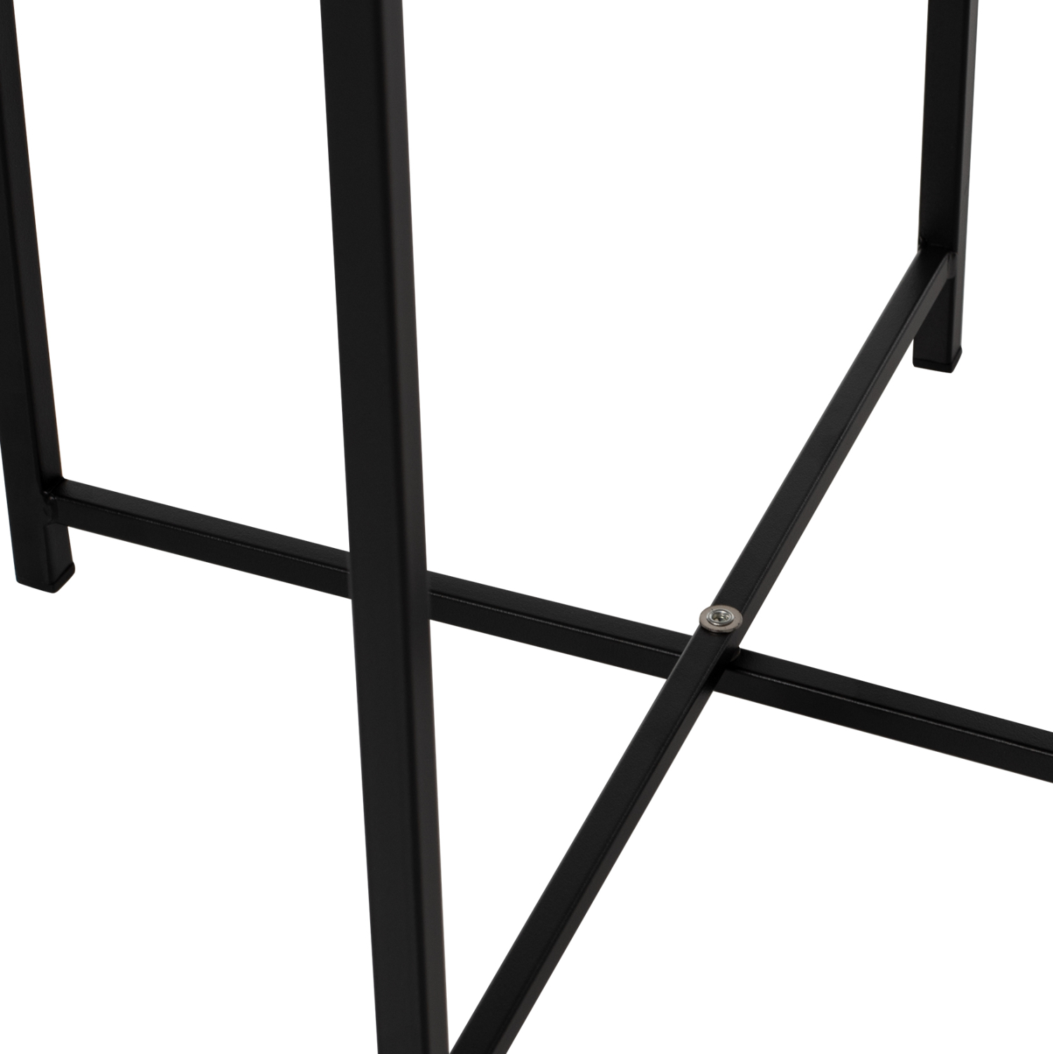 ΤΡΑΠΕΖΙ ΠΤΥΣΣΟΜΕΝΟ ΜΕ ΑΠΟΣΠΩΜΕΝΟ ΔΙΣΚΟ SAMUEL ΜΕΤΑΛΛΙΚΟ ΜΑΥΡΟ Φ45x52 εκ. HM5287.01 - Image 6