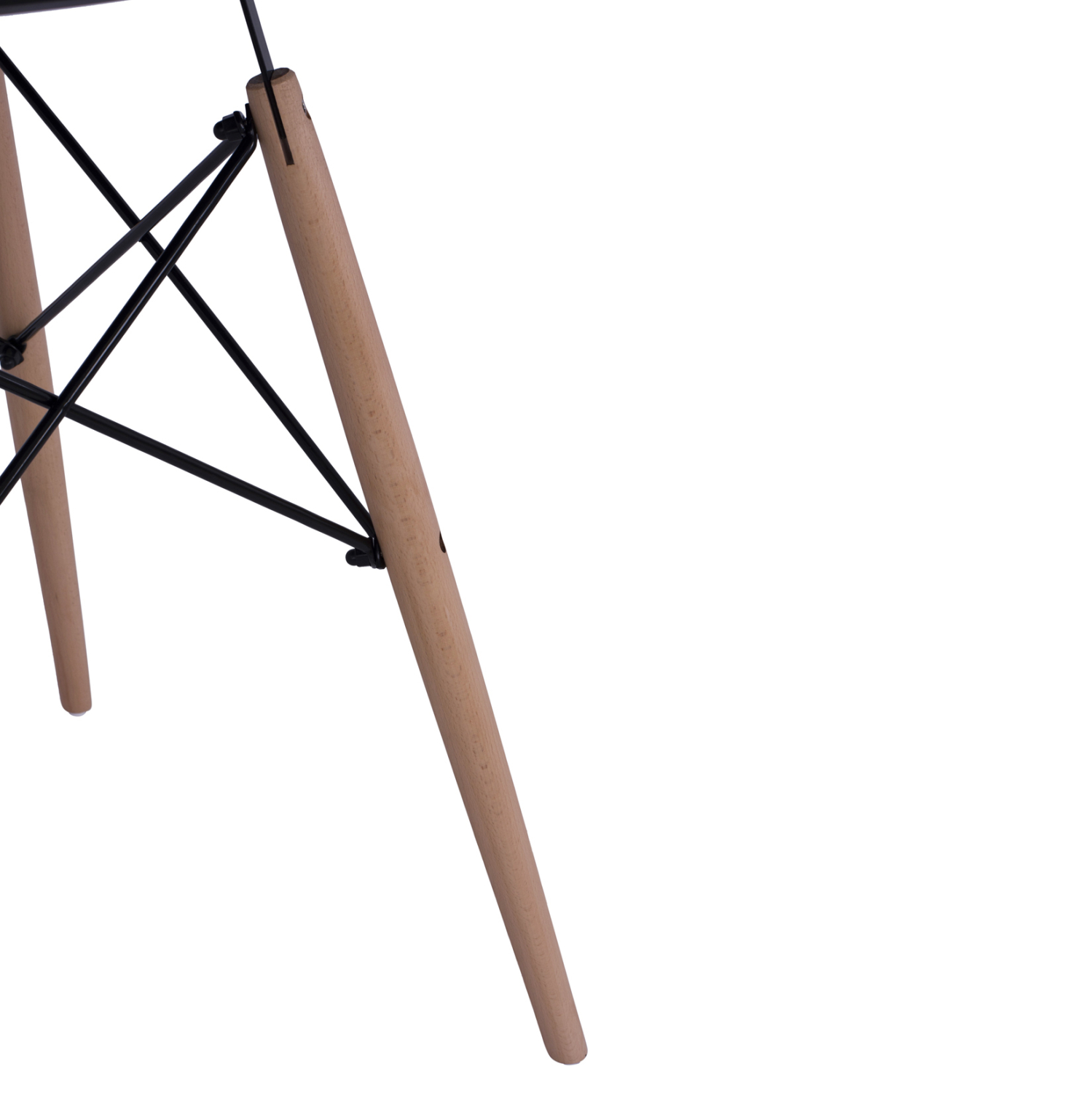 ΤΡΑΠΕΖΙ MINIMAL ΣΤΡΟΓΓΥΛΟ HM0060.02 ΜΑΥΡΟ ΧΡΩΜΑ MDF-ΠΟΔΙΑ ΟΞΙΑΣ ΦΥΣΙΚΟ Φ60Χ72Υεκ. - Image 6