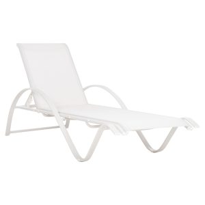 ΞΑΠΛΩΣΤΡΑ ΑΛΟΥΜΙΝΙΟΥ WAKANA ΛΕΥΚΗ ΜΕ TEXTLINE ΛΕΥΚΟ HM5133.02 194x54-66x30 cm.