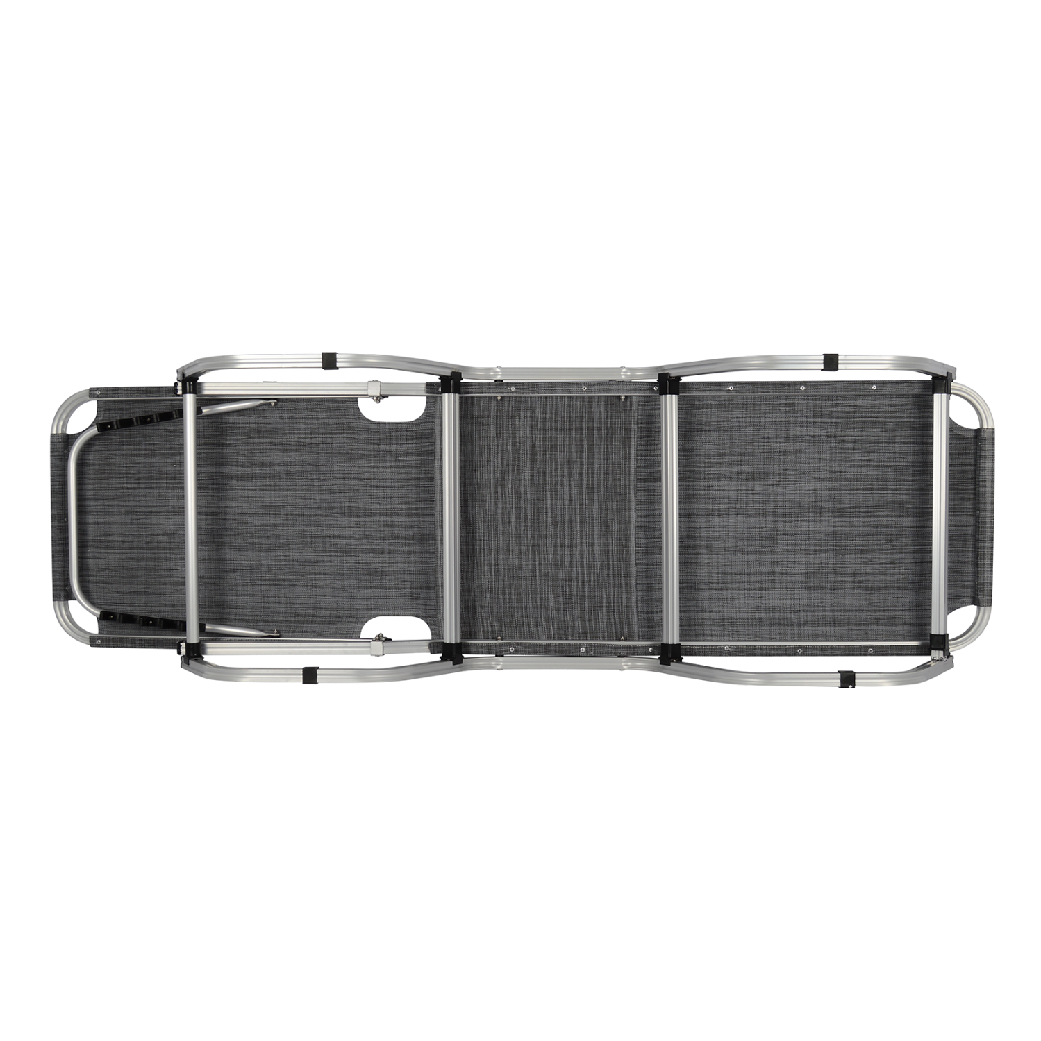 ΞΑΠΛΩΣΤΡΑ ΕΠΑΓΓΕΛΜΑΤΙΚΗ WALDO ΑΛΟΥΜΙΝΙΟΥ HM5071.10 ΓΚΡΙ 60x195x30 cm - Image 4