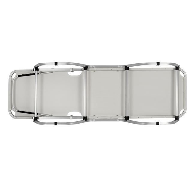 ΞΑΠΛΩΣΤΡΑ ΕΠΑΓΓΕΛΜΑΤΙΚΗ WALDO ΑΛΟΥΜΙΝΙΟΥ HM5071.03 ΛΕΥΚΗ 195x53-60x30 cm - Image 4