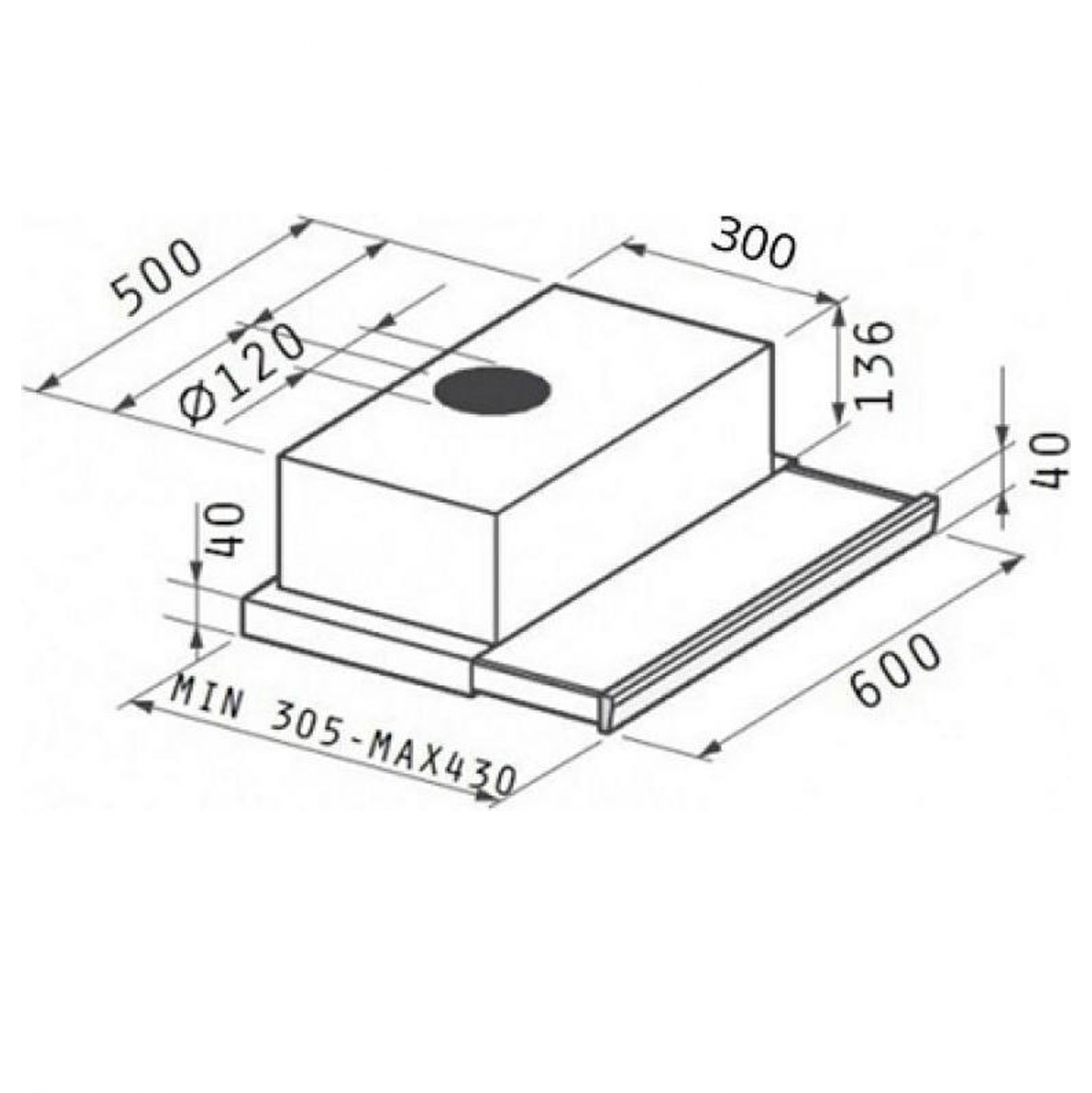 ΑΠΟΡΡΟΦΗΤΗΡΑΣ ΣΥΡΟΜΕΝΟΣ MAIDTEC BY PYRAMIS 60EK ΙΝΟΧ 7012ΜΤ (065006902) - Image 3