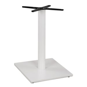 ΒΑΣΗ ΜΕΤΑΛΛΙΚΗ ΛΕΥΚΗ ΜΑΤ 46Χ46Χ72εκ. ΜΕ ΣΤΑΥΡΟ 46Χ46 ΚΑΙ ΡΕΓΟΥΛΑΤΟΡΟΥΣ HM438.02