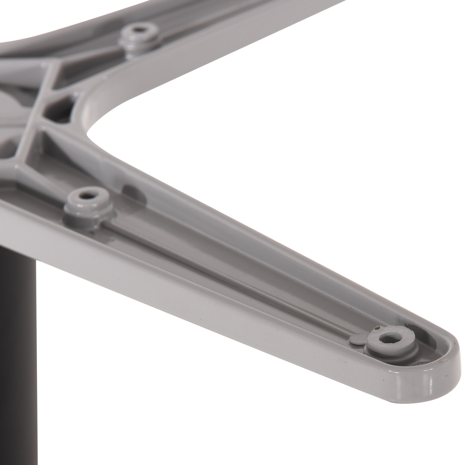 ΒΑΣΗ ΤΡΑΠΕΖΙΟΥ ΑΛΟΥΜΙΝΙΟΥ ΣΤΡΟΓΓΥΛΗ ΓΚΡΙ HM476.20 ΣΤΑΥΡΟΣ 48Χ48εκ Φ45Χ72Υεκ. - Image 5