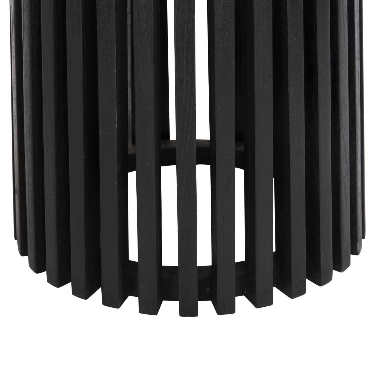 ΒΑΣΗ ΤΡΑΠΕΖΙΟΥ ΕΣΩΤ.ΧΩΡΟΥ ΣΤΡΟΓΓΥΛΗ FRANTZ HM9459.12 MINDI ΞΥΛΟ ΣΕ ΜΑΥΡΟ ΧΡΩΜΑ Φ60x74Yεκ. - Image 5