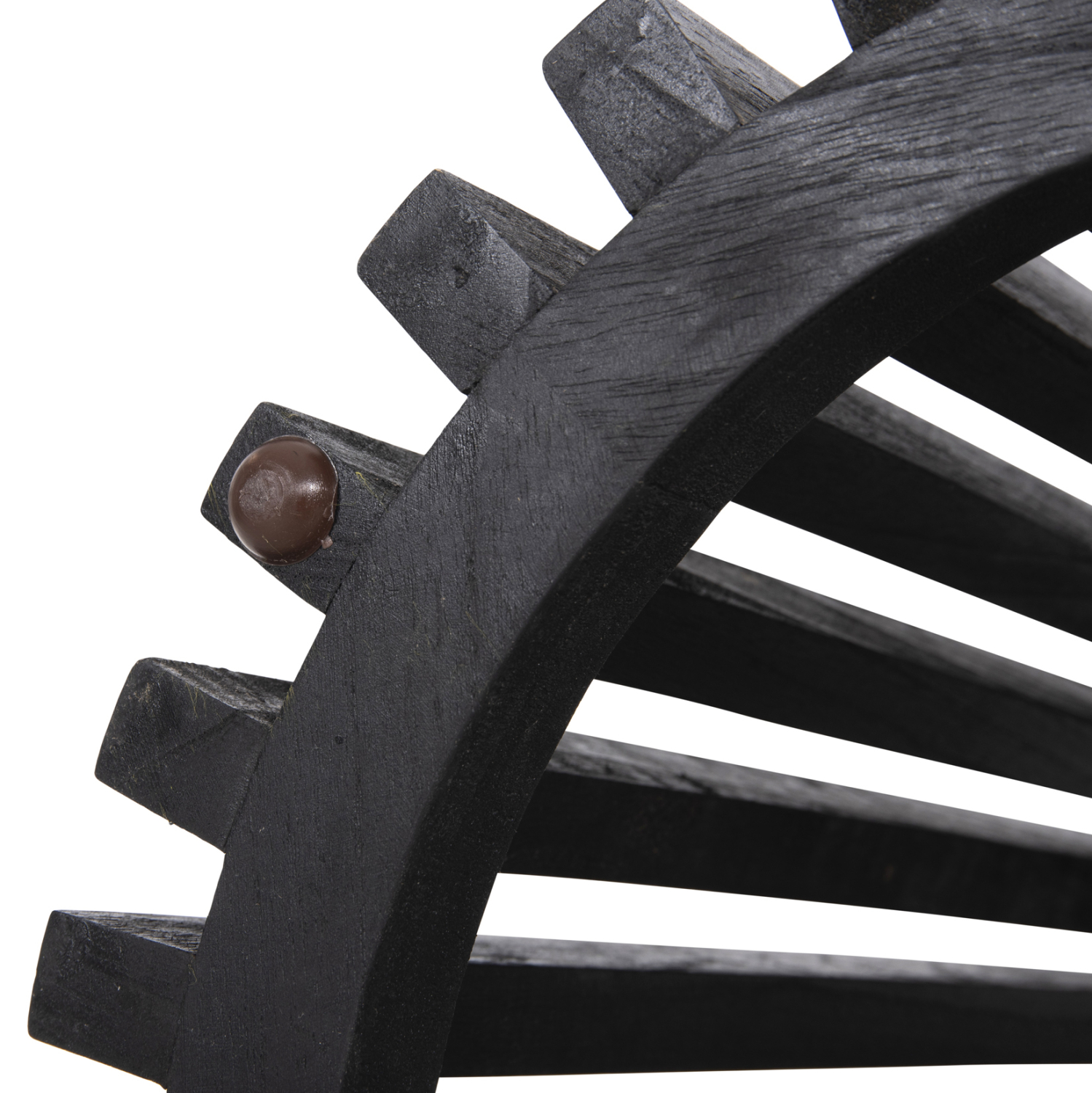 ΒΑΣΗ ΤΡΑΠΕΖΙΟΥ ΕΣΩΤ.ΧΩΡΟΥ ΣΤΡΟΓΓΥΛΗ FRANTZ HM9459.12 MINDI ΞΥΛΟ ΣΕ ΜΑΥΡΟ ΧΡΩΜΑ Φ60x74Yεκ. - Image 6