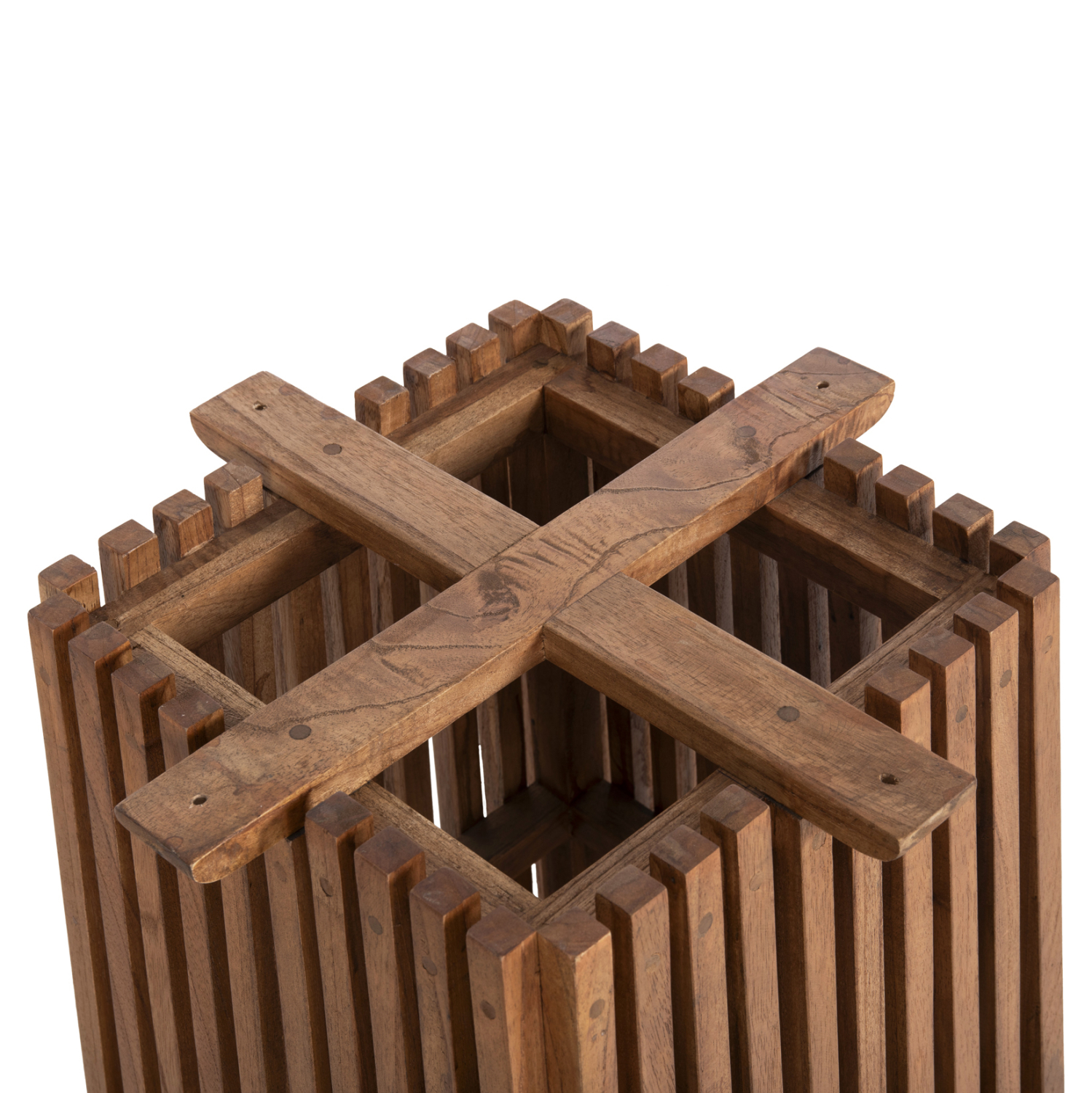 ΒΑΣΗ ΤΡΑΠΕΖΙΟΥ ΕΣΩΤ.ΧΩΡΟΥ ΤΕΤΡΑΓΩΝΗ FRANTZ HM9460.11 ΞΥΛΟ MINDI ΣΕ ΦΥΣΙΚΟ 45x45x73Y εκ. - Image 3