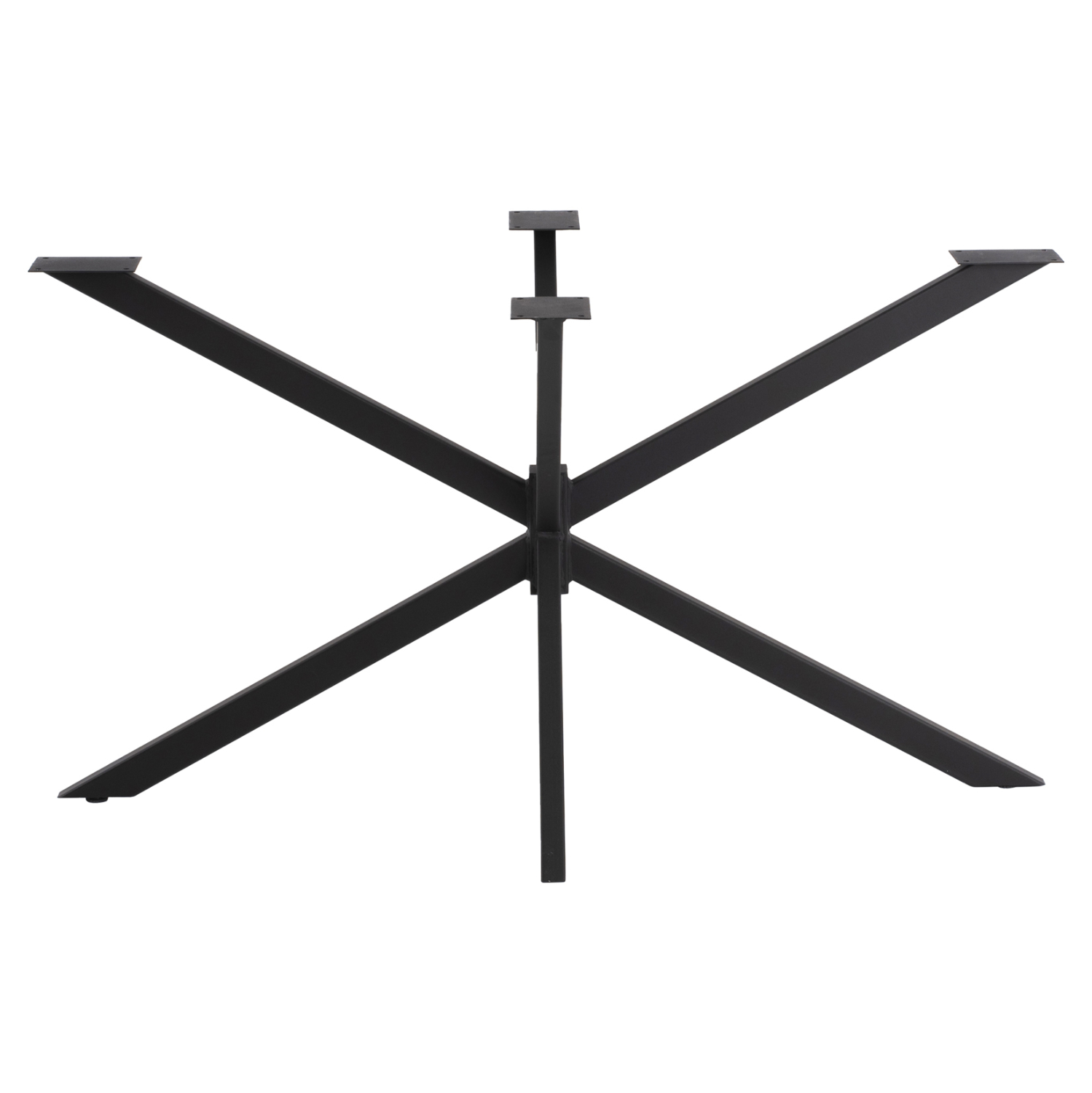 ΒΑΣΗ ΤΡΑΠΕΖΙΟΥ ΜΑΥΡΗ ΜΕΤΑΛΛΙΚΗ ΔΙΠΛΗ ΧΙΑΣΤΙ HM5917 130x72x71,5Υεκ. - Image 3