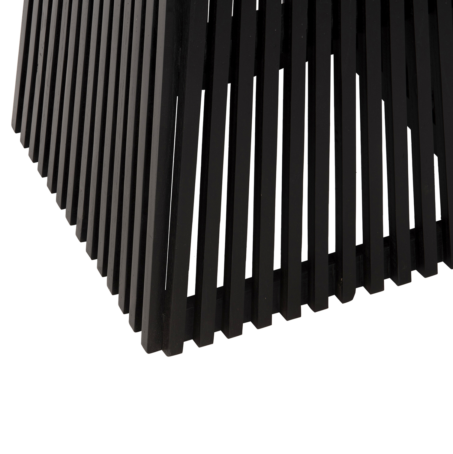 ΒΑΣΗ ΤΡΑΠΕΖΙΟΥ ΕΣΩΤ.ΧΩΡΟΥ ΤΕΤΡΑΓΩΝΗ FRANTZ HM9460.02 ΞΥΛΟ MINDI ΣΕ ΜΑΥΡΟ 60x60x75Y εκ. - Image 4