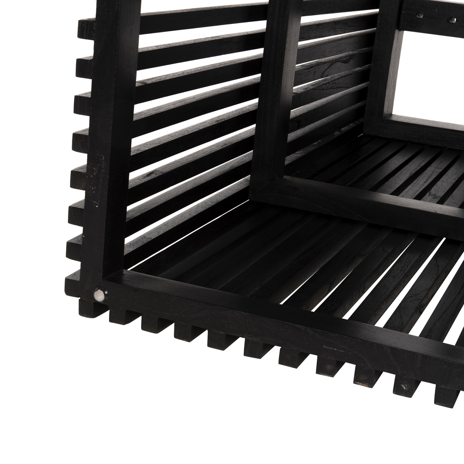 ΒΑΣΗ ΤΡΑΠΕΖΙΟΥ ΕΣΩΤ.ΧΩΡΟΥ ΤΕΤΡΑΓΩΝΗ FRANTZ HM9460.02 ΞΥΛΟ MINDI ΣΕ ΜΑΥΡΟ 60x60x75Y εκ. - Image 5