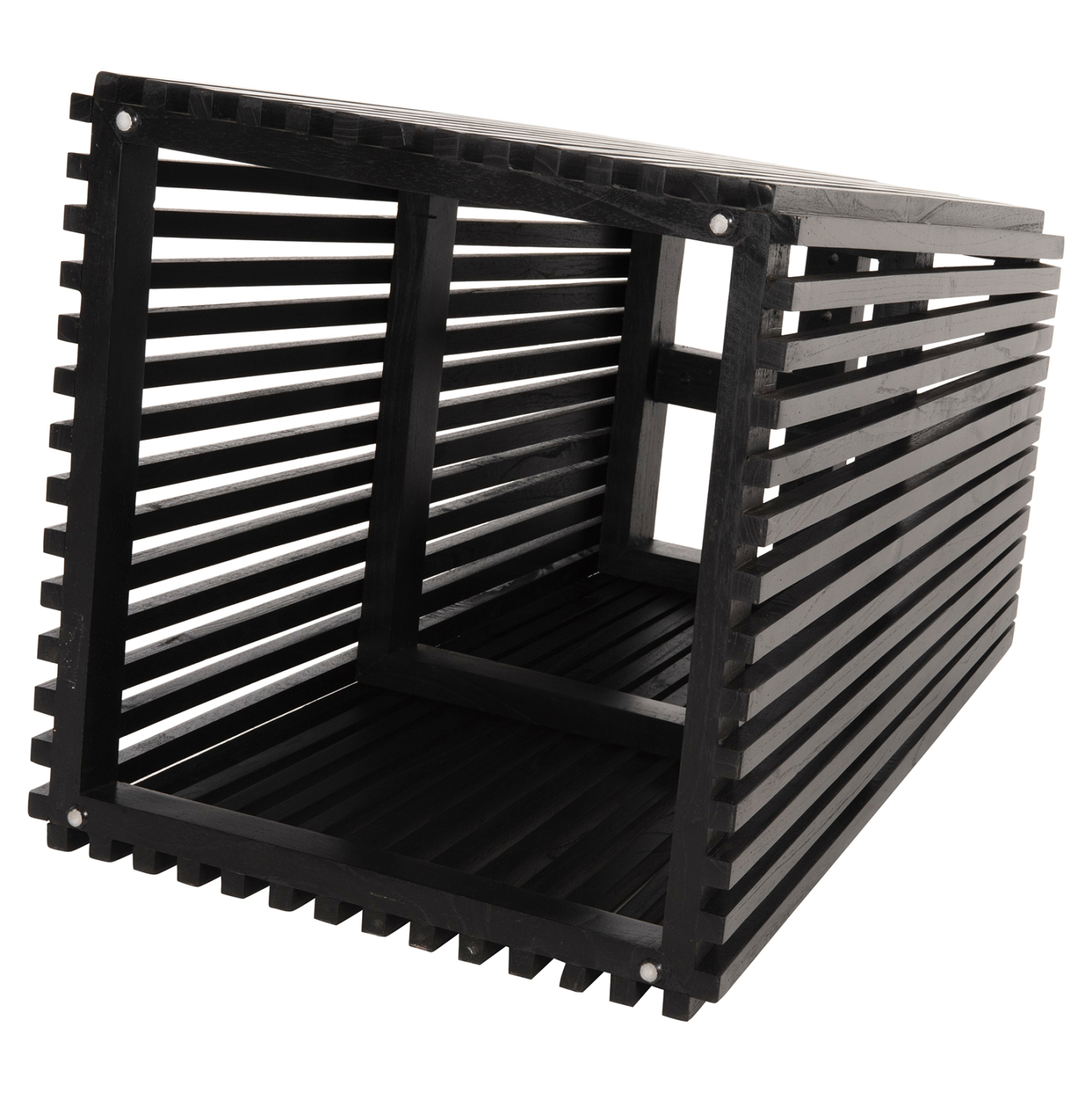 ΒΑΣΗ ΤΡΑΠΕΖΙΟΥ ΕΣΩΤ.ΧΩΡΟΥ ΤΕΤΡΑΓΩΝΗ FRANTZ HM9460.02 ΞΥΛΟ MINDI ΣΕ ΜΑΥΡΟ 60x60x75Y εκ. - Image 7