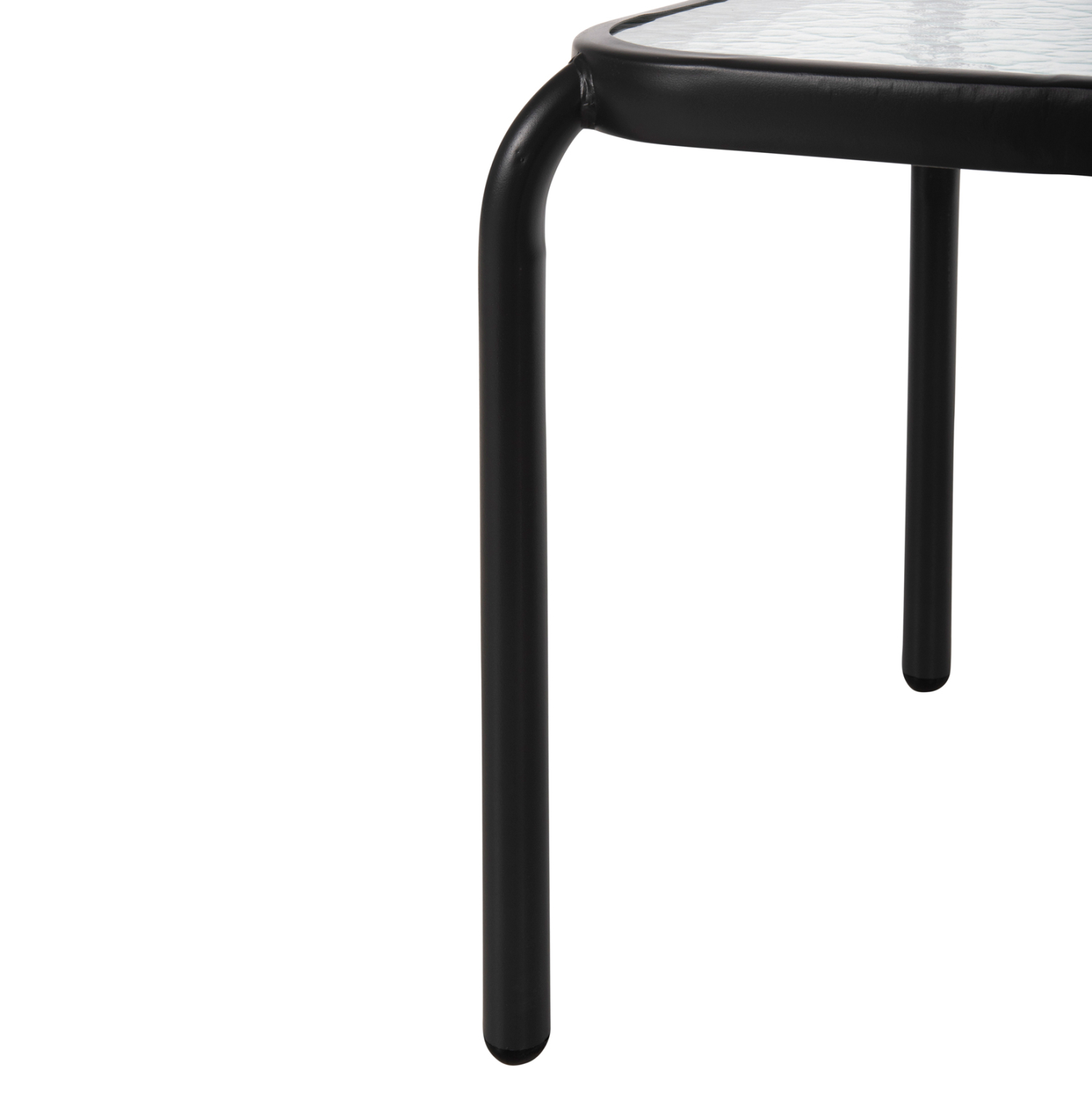 ΤΡΑΠΕΖΑΚΙ ΒΟΗΘΗΤΙΚΟ ΕΞ.ΧΩΡΟΥ ΤΕΤΡΑΓΩΝΟ DIDO HM5975.01 ΑΝΘΡΑΚΙ ΜΕΤΑΛΛΟ-ΓΥΑΛΙ 41x41x43Υεκ - Image 5