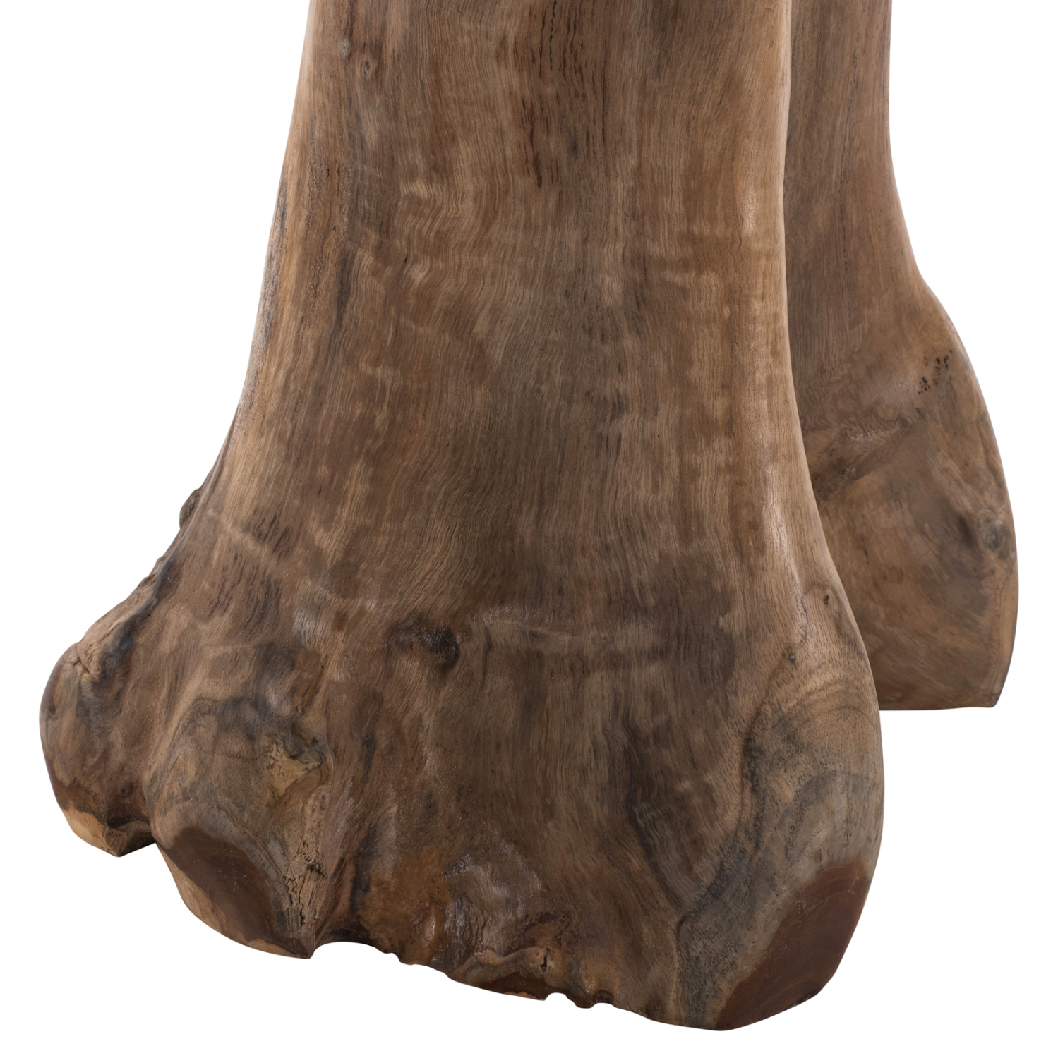 ΒΟΗΘΗΤΙΚΟ ΤΡΑΠΕΖΑΚΙ LOGG HM9351 ΑΠΟ ΜΑΣΙΦ ΞΥΛΟ ΤEAK ΦΥΣΙΚΟ Φ40X45Y εκ. - Image 4