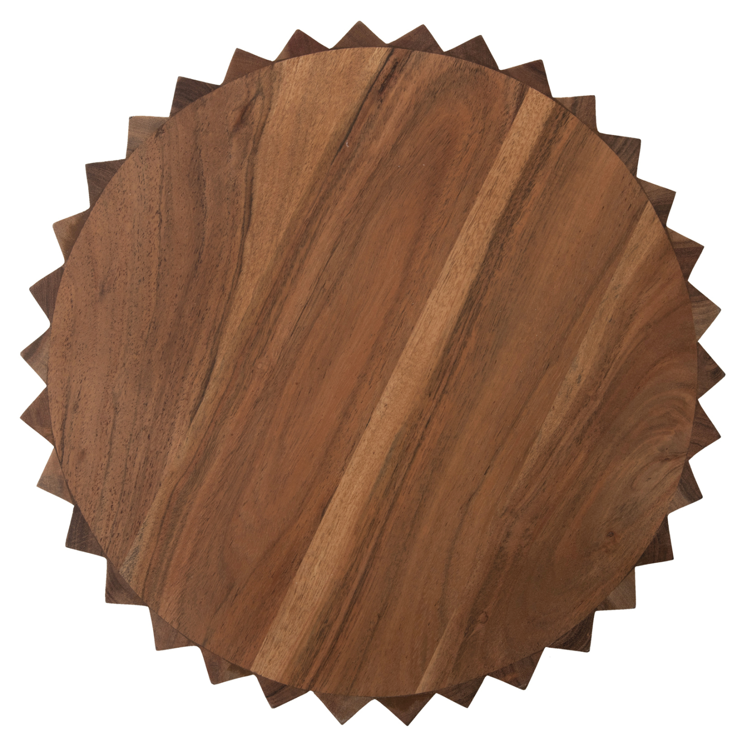 ΒΟΗΘΗΤΙΚΟ ΤΡΑΠΕΖΙ ΣΤΡΟΓΓΥΛΟ SEDGE HM9696 ΜΑΣΙΦ ΑΚΑΚΙΑ-ΦΥΣΙΚΟ ΧΡΩΜΑ Φ40x50Υεκ. - Image 8