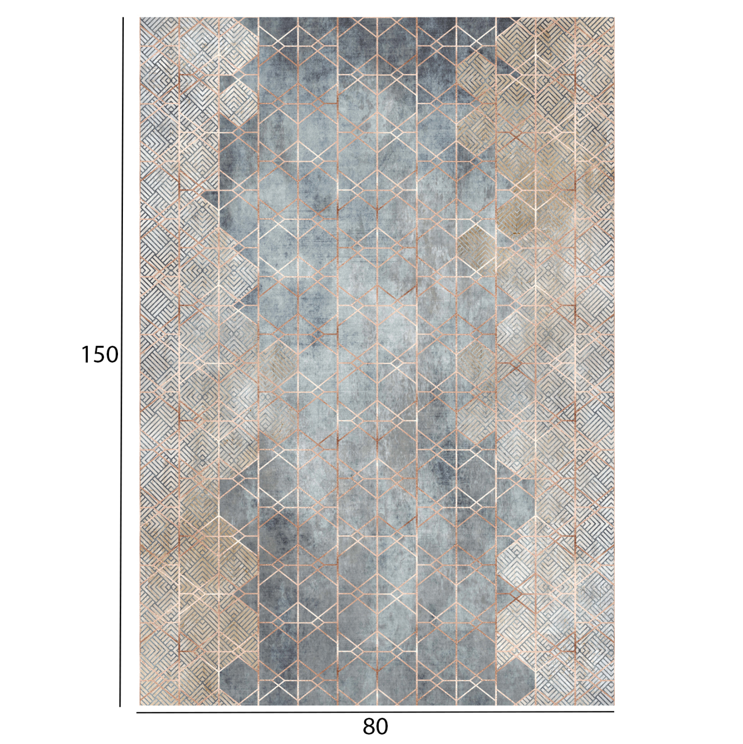 ΧΑΛΙ ΣΑΛΟΝΙΟΥ JOSIANE ΧΡΥΣΟ HM7676.16 80X150εκ. - Image 2