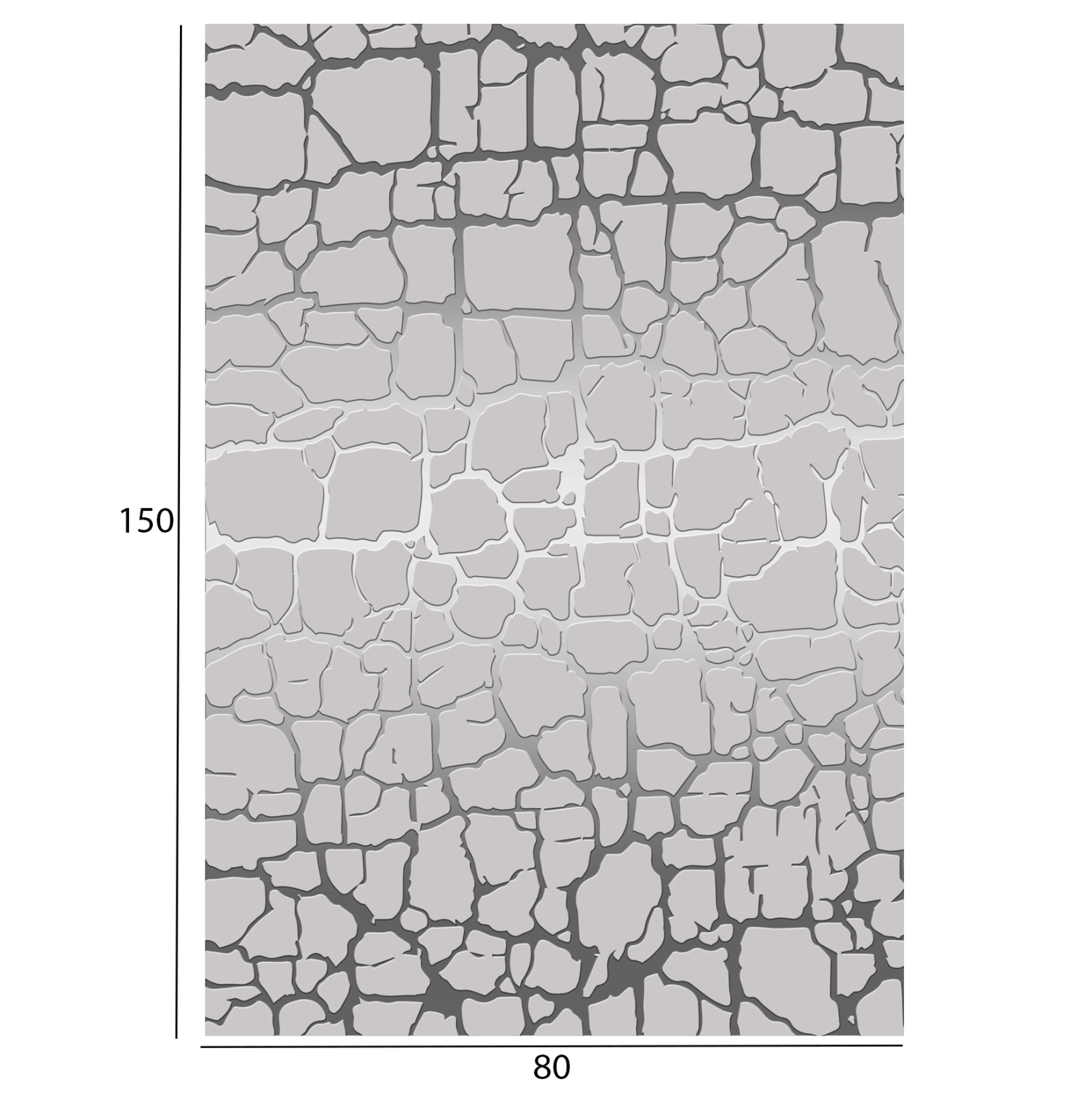 ΧΑΛΙ ΣΑΛΟΝΙΟΥ JOSIANE ΓΚΡΙ HM7676.19 80X150εκ. - Image 2