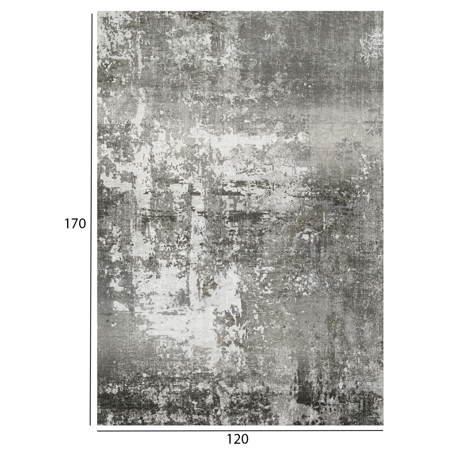 ΧΑΛΙ ΣΑΛΟΝΙΟΥ ΜΕ ΚΡΟΣΙΑ JOSIANE HM7677.06 ΓΚΡΙ 120X170 εκ. - Image 2