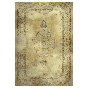 ΧΑΛΙ ΣΑΛΟΝΙΟΥ ΜΕ ΚΡΟΣΙΑ JOSIANE VINTAGE HM7676.03 ETHNIC ΧΡΥΣΟ 80X150 εκ.