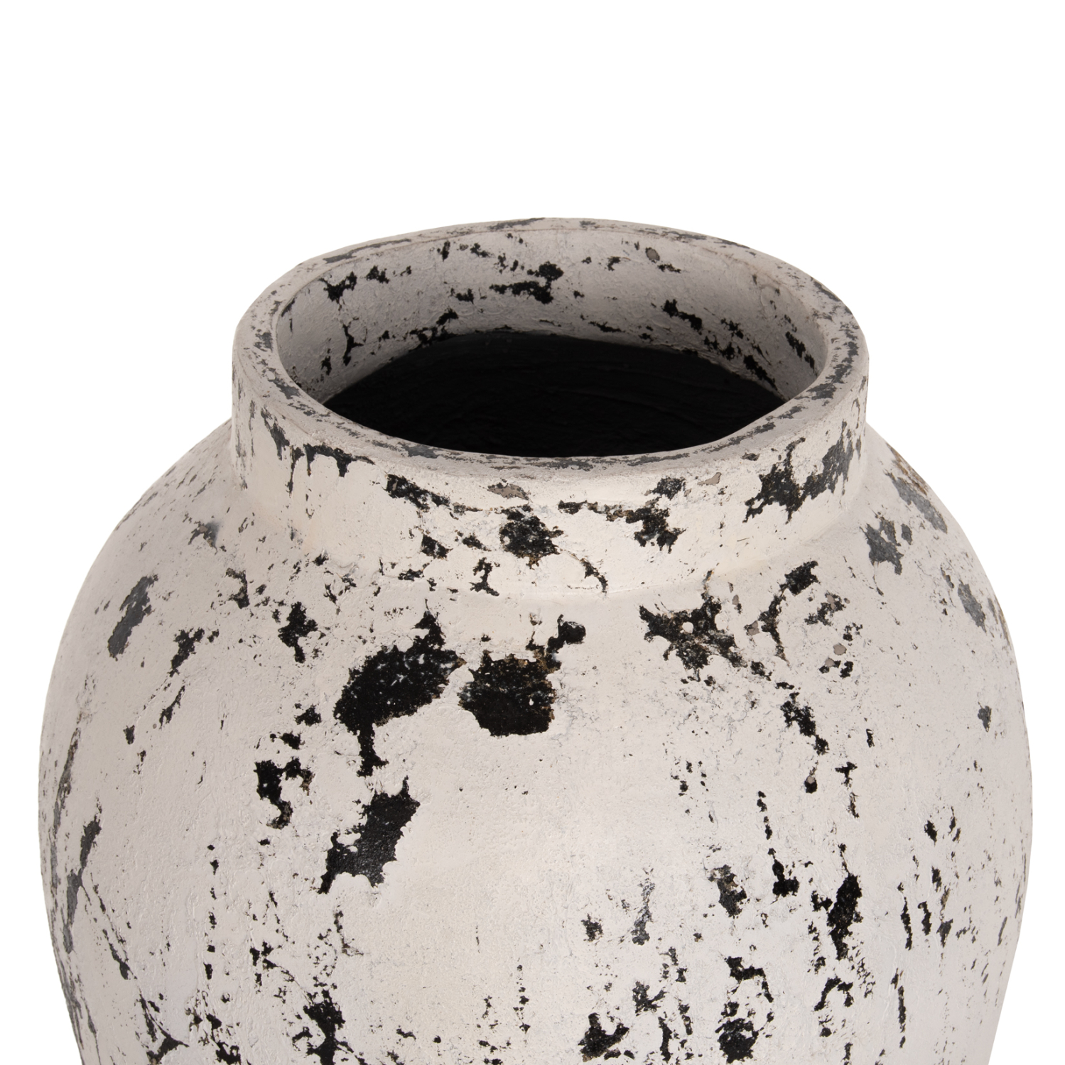 ΔΙΑΚΟΣΜΗΤΙΚΟ ΒΑΖΟ ΔΑΠΕΔΟΥ ΜΕ ΒΑΣΗ-ΠΙΑΤΑΚΙ LAUREL HM7937 ΤΕΡΑΚΟΤΑ- ΛΕΥΚΗ ΠΑΤΙΝΑ Φ45x100Y εκ. - Image 4