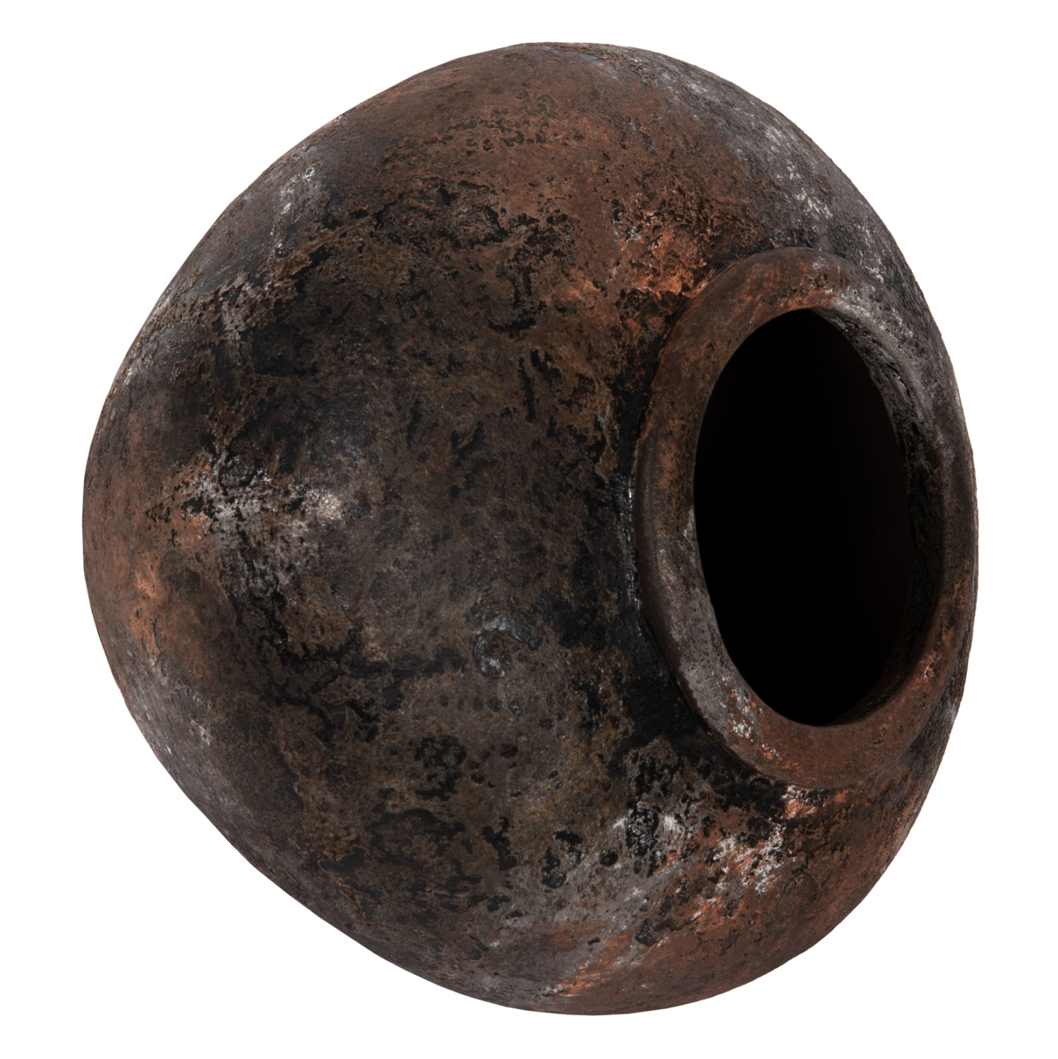 ΔΙΑΚΟΣΜΗΤΙΚΟ ΒΑΖΟ HM4195 ΤΕΡΑΚΟΤΑ ΣΕ ΠΑΛΑΙΩΜΕΝΟ ΑΝΘΡΑΚΙ Φ35x27Υεκ. - Image 3