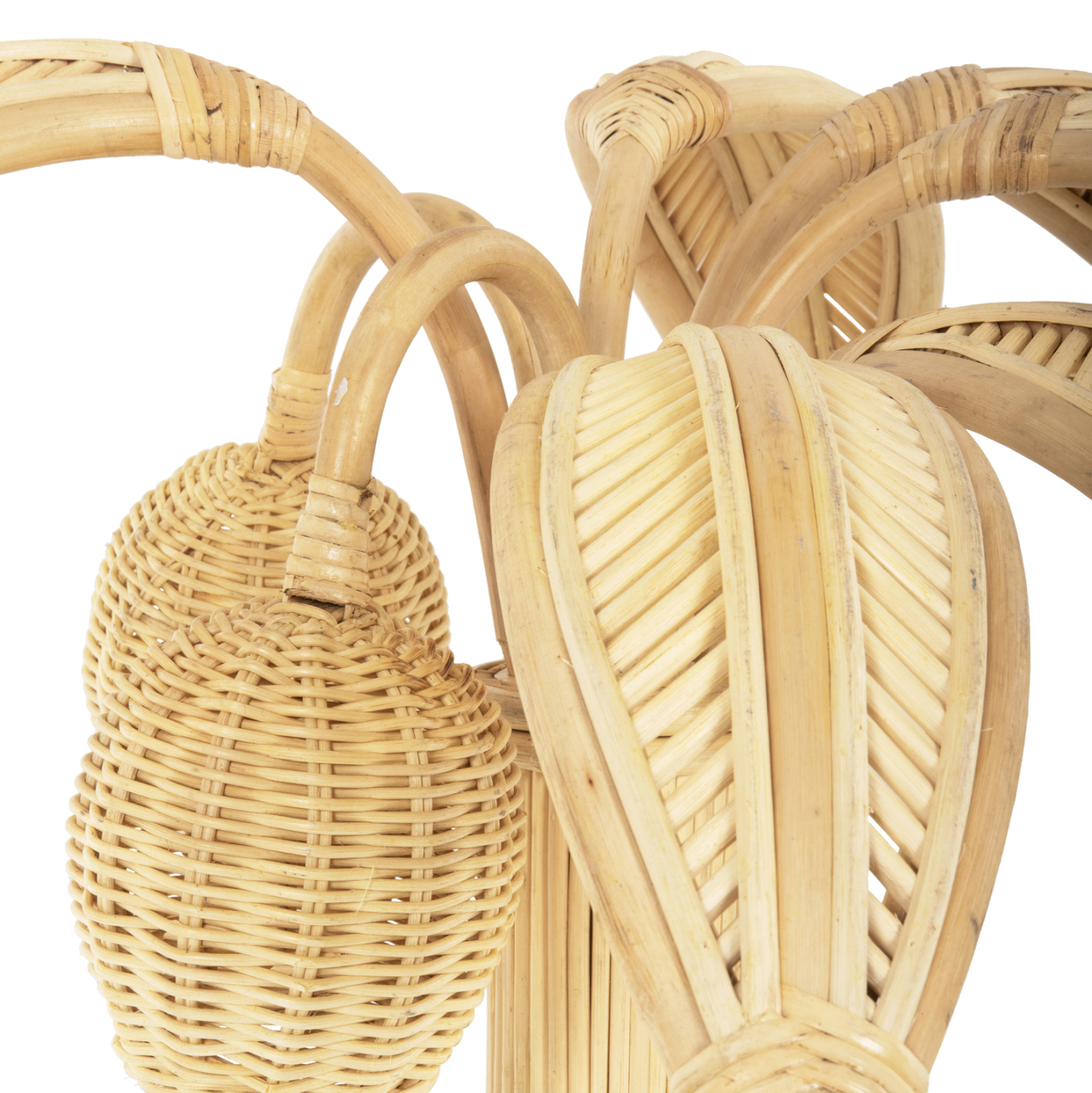 ΔΙΑΚΟΣΜΗΤΙΚΟ ΔΕΝΤΡΟ COCOON HM4319 τ.ΚΟΚΟΦΟΙΝΙΚΑ ΑΠΟ ΦΥΣΙΚΟ RATTAN Φ88x84Υεκ. - Image 4