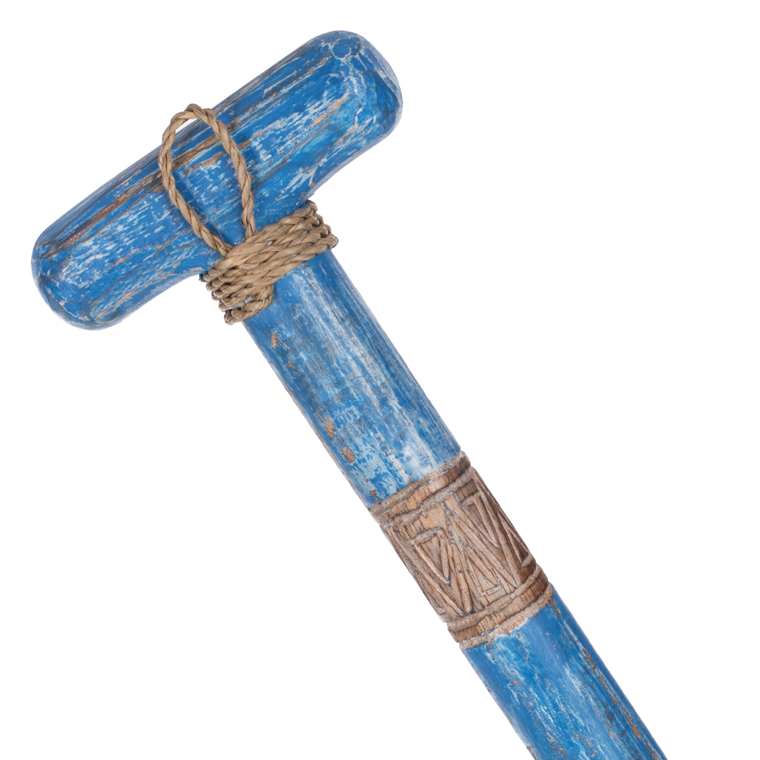 ΔΙΑΚΟΣΜΗΤΙΚΟ ΤΟΙΧΟΥ ΚΟΥΠΙ HM7709.04 ΑΠΟ ΜΑΣΙΦ ΞΥΛΟ ΑΛΜΠΑΣΙΑΣ ΜΠΛΕ 16,5x100 εκ. - Image 4